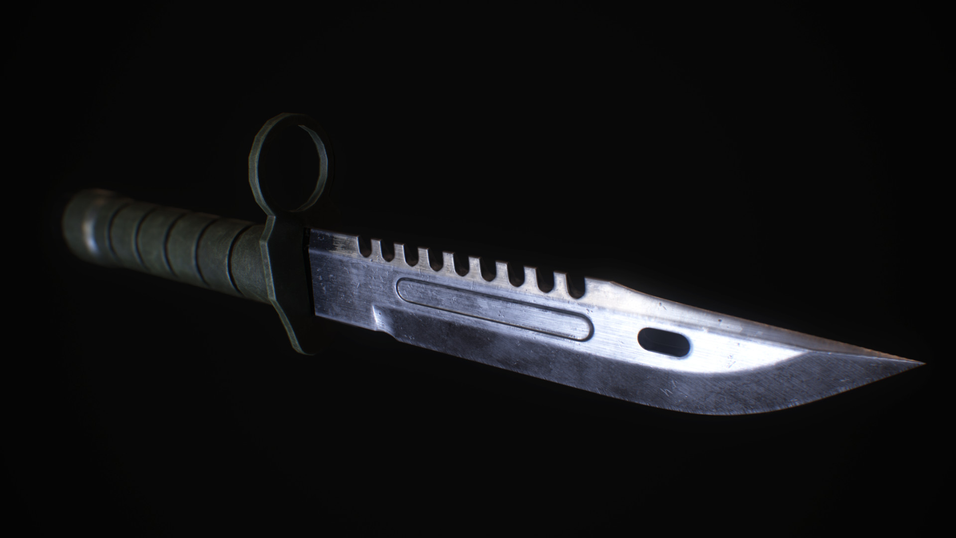 ArtStation - Fighting Knife from Resident Evil