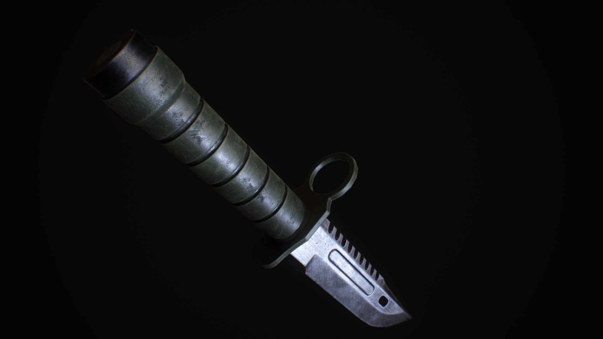 ArtStation - Fighting Knife from Resident Evil