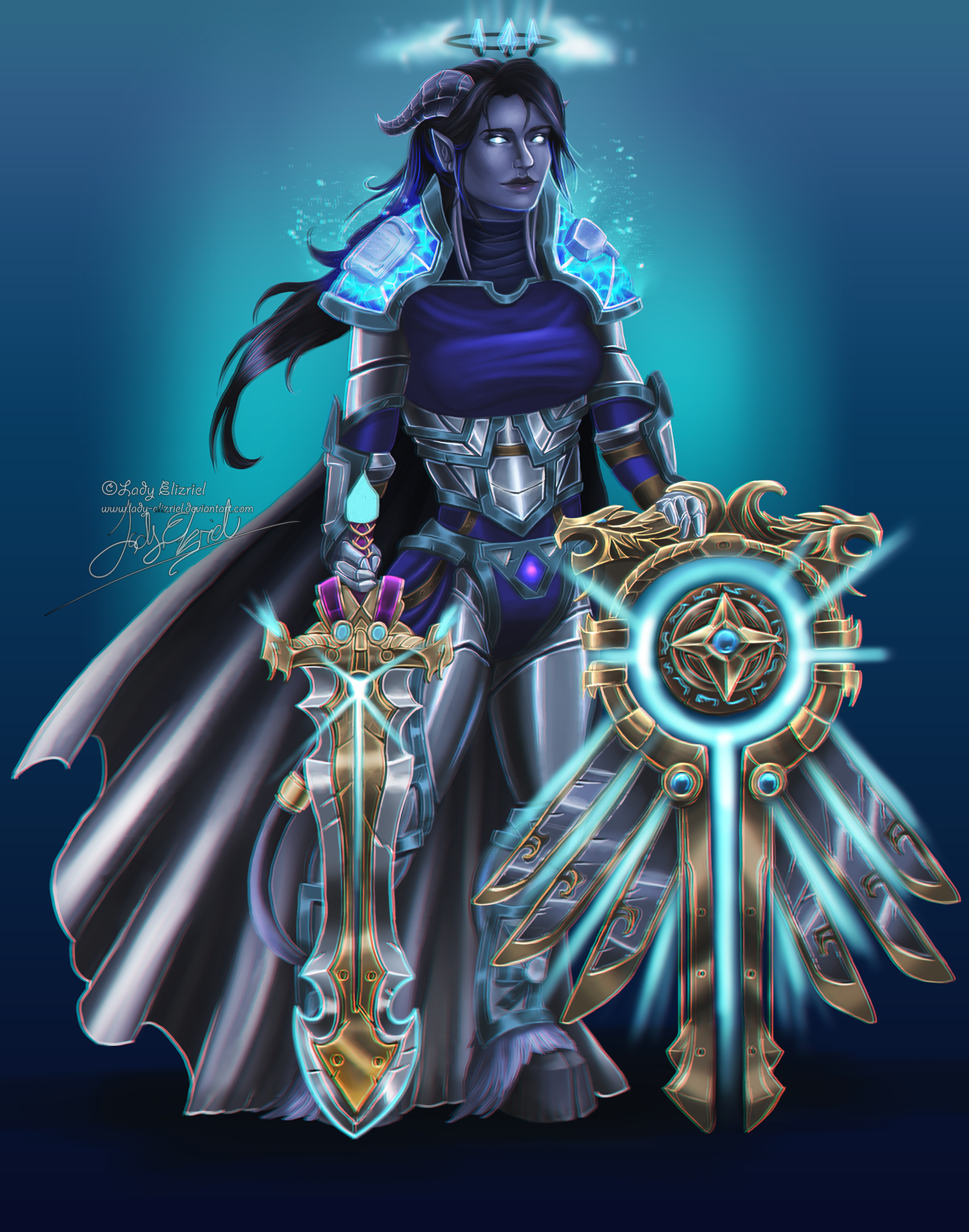 Lady Elizriel WoW Draenei Paladin Lady Elizriel WoW Draenei Paladin