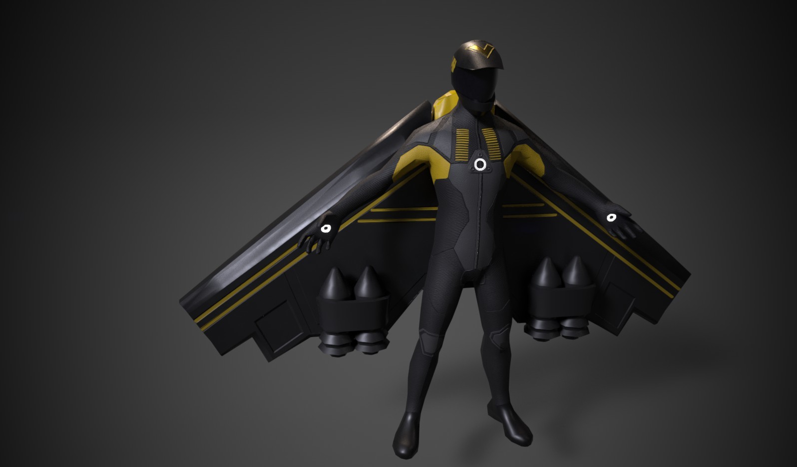 Smash Head Studio jet wingsuit