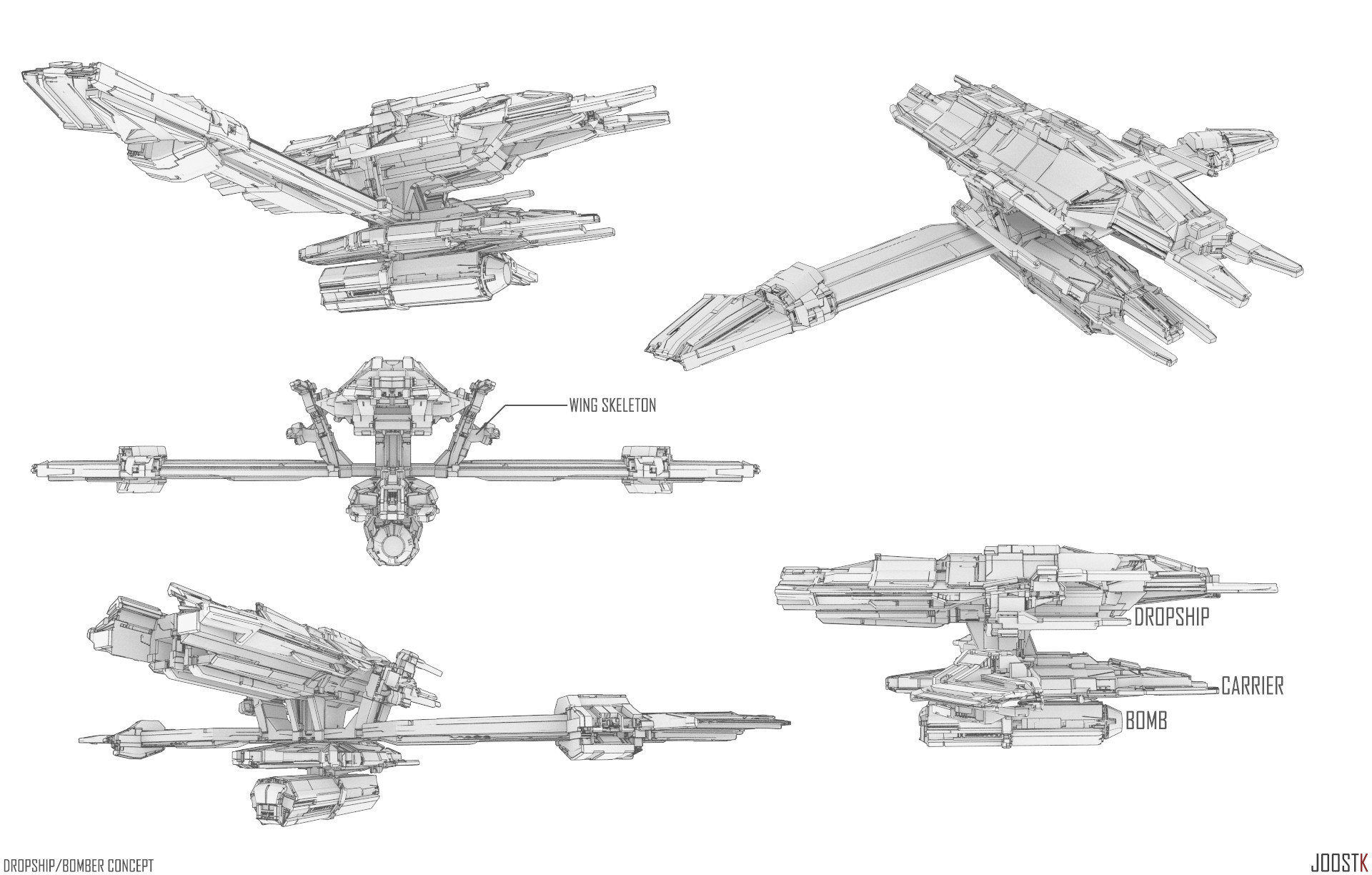 Ship Concept 08: Bomber/Carrier/Dropship