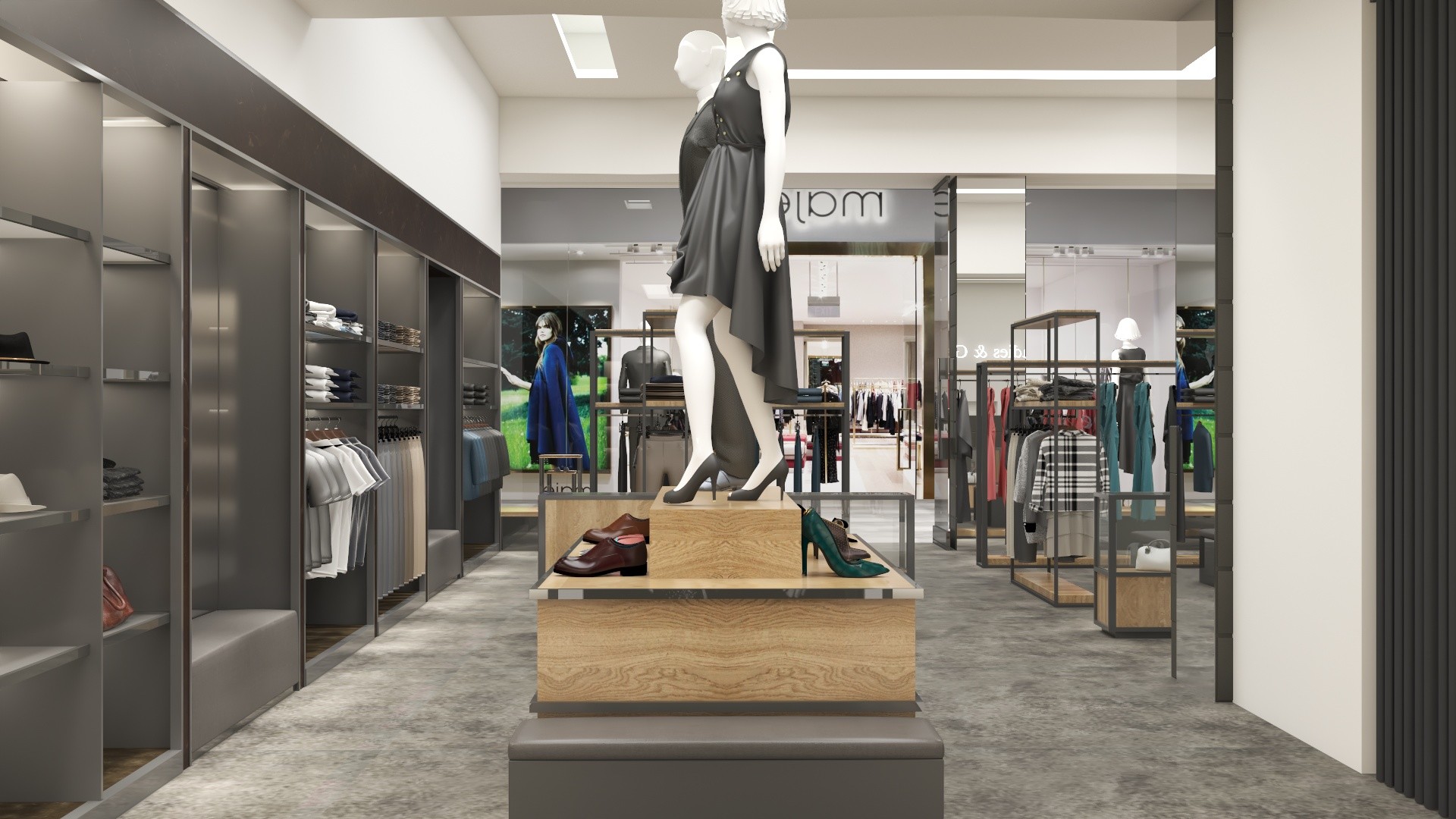 Luís Evangelista - Clothes Store Shop|Interior Design & 3D Visualization