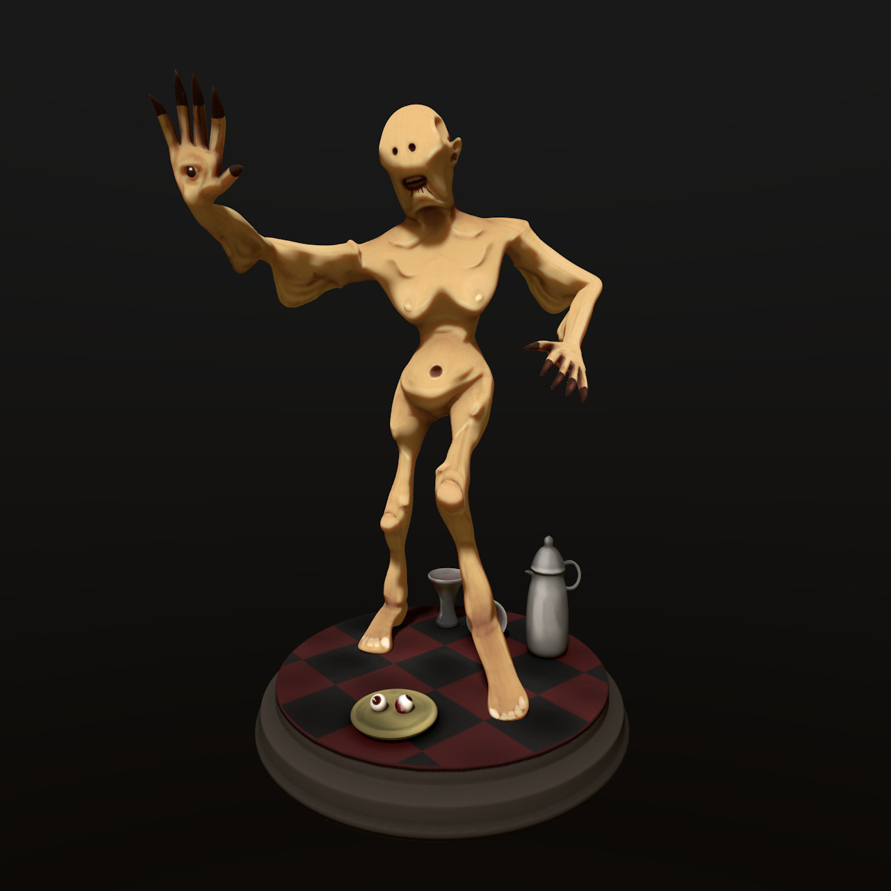 Stylized Pale Man