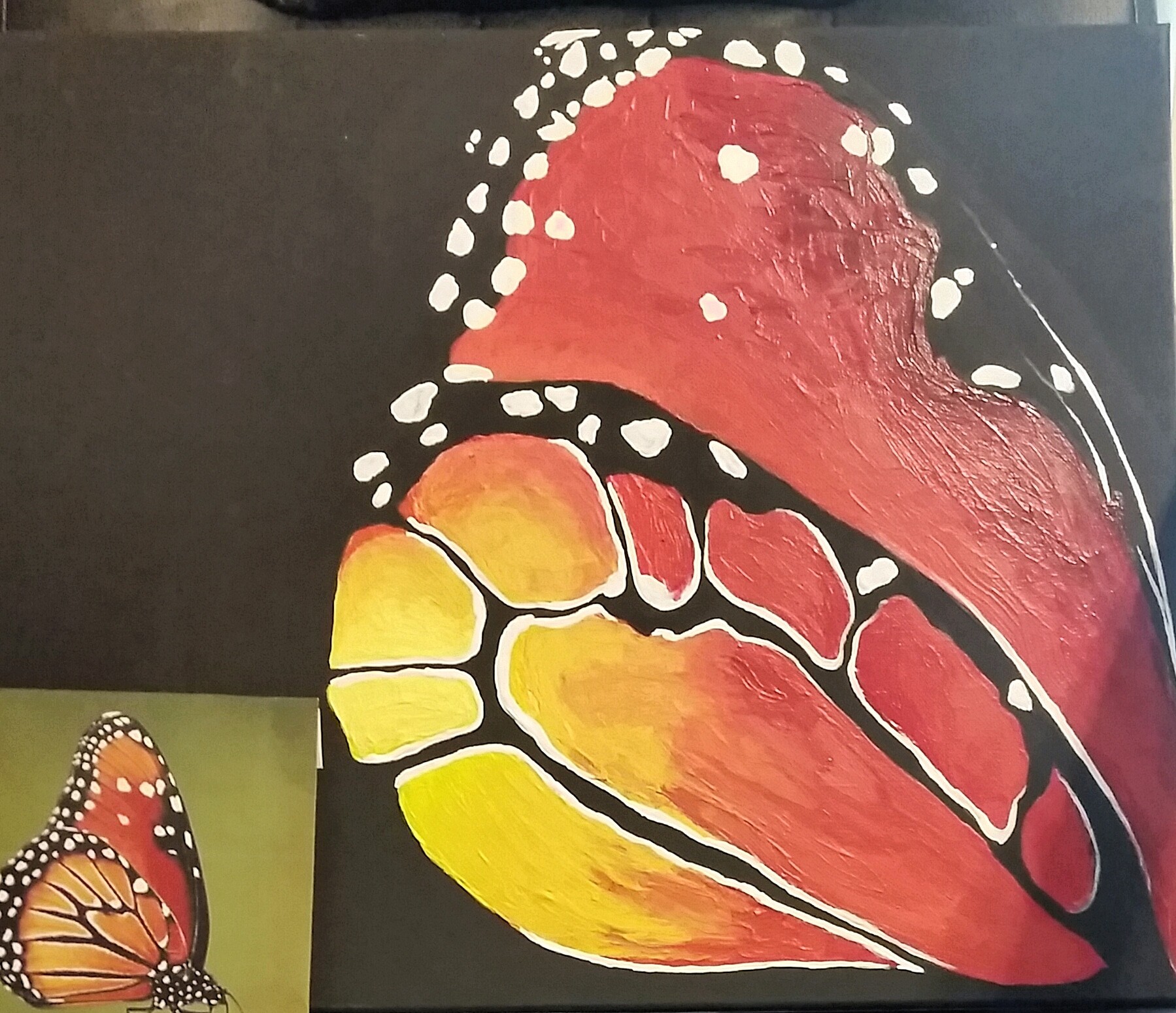 Artstation Monarch Butterfly Wing Close Up Briana Dinkins