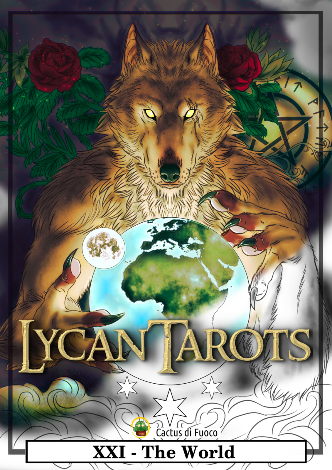 LycanTarots - Cover with title
