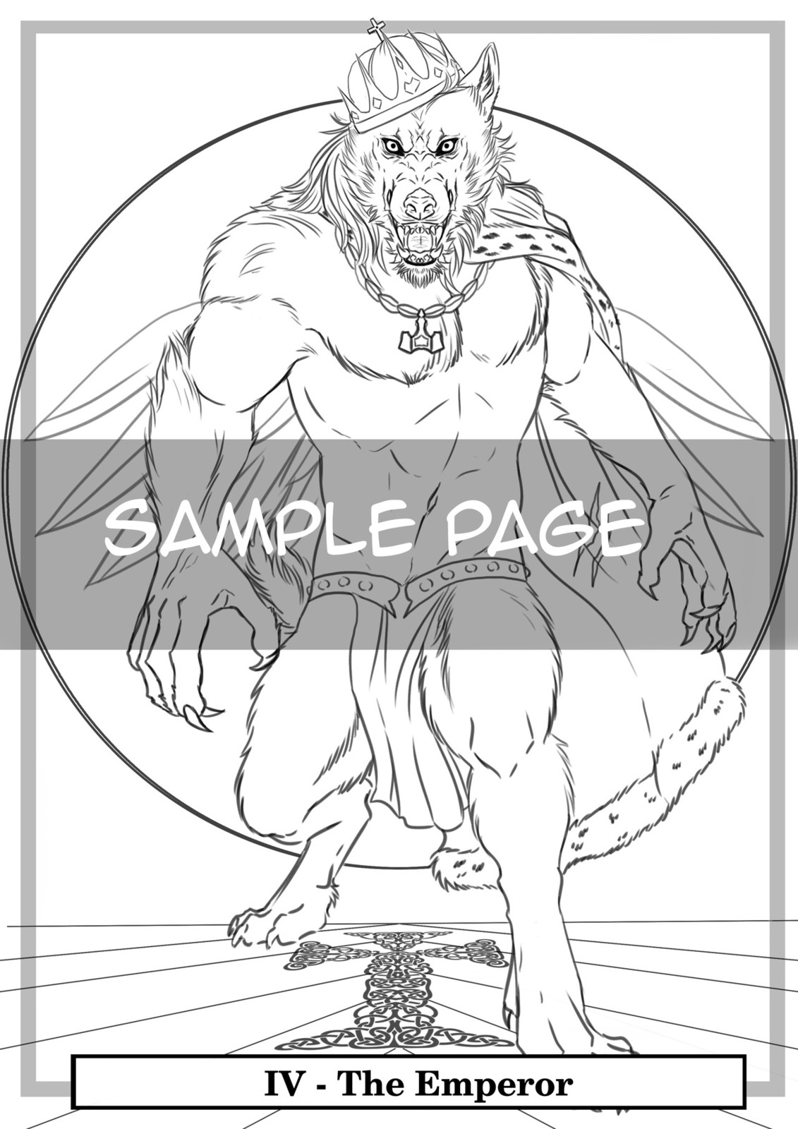 Sample coloring page