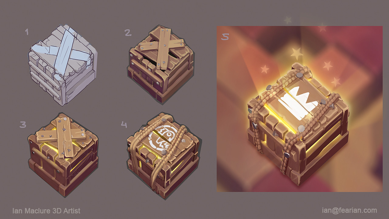 Development of concepts for the Collectable Crate