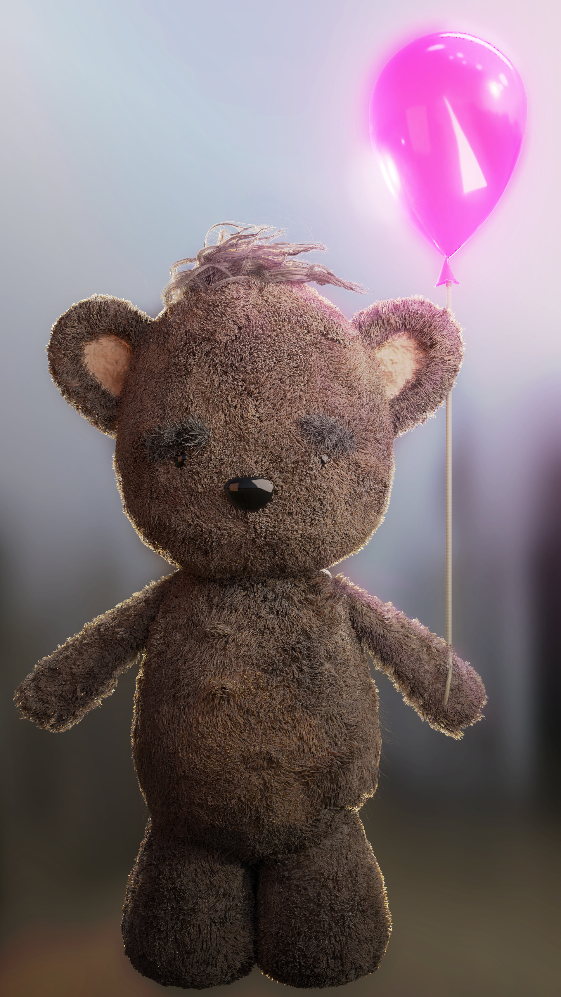 ArtStation - Teddy Bear(Blender 2.8 new hair shader test)