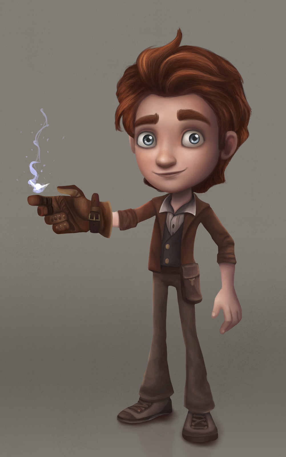 Young Tesla Character design