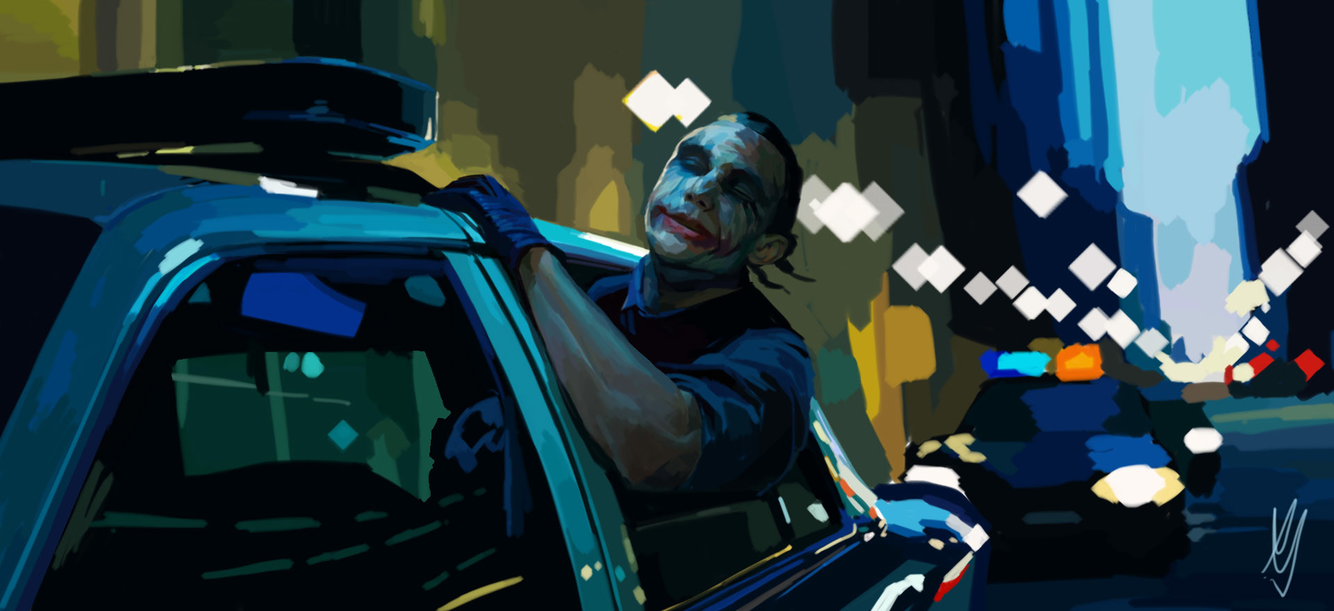 Artstation Dark Knight Joker Tae Rang Ha