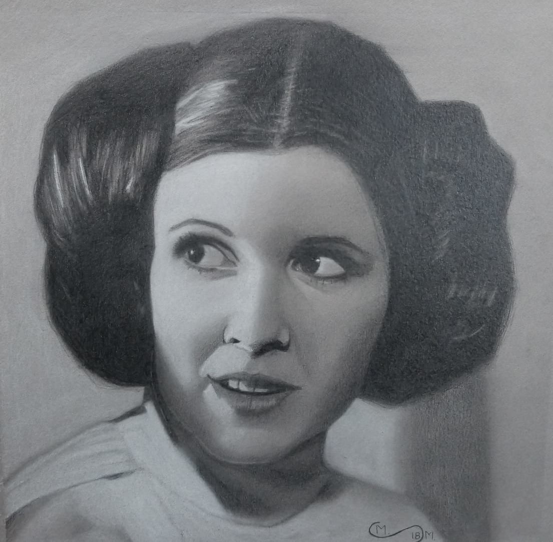 How To Draw Princess Leia Realistic Artstation Princess Leia Mariana Granados princess leia mariana granados