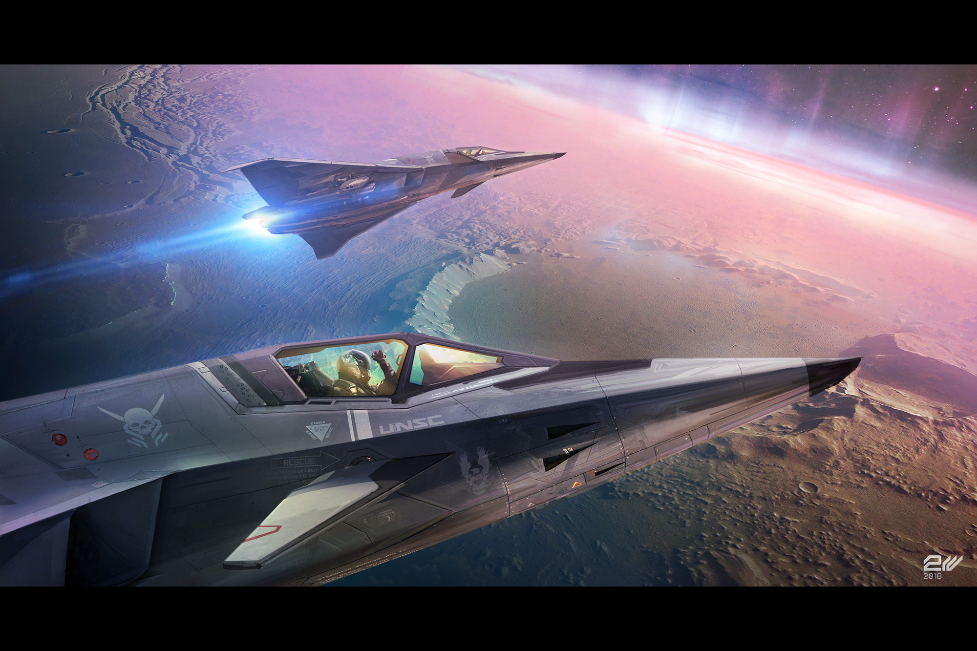 Eric Will "Recon Flight" / Halo expanded universe explorations