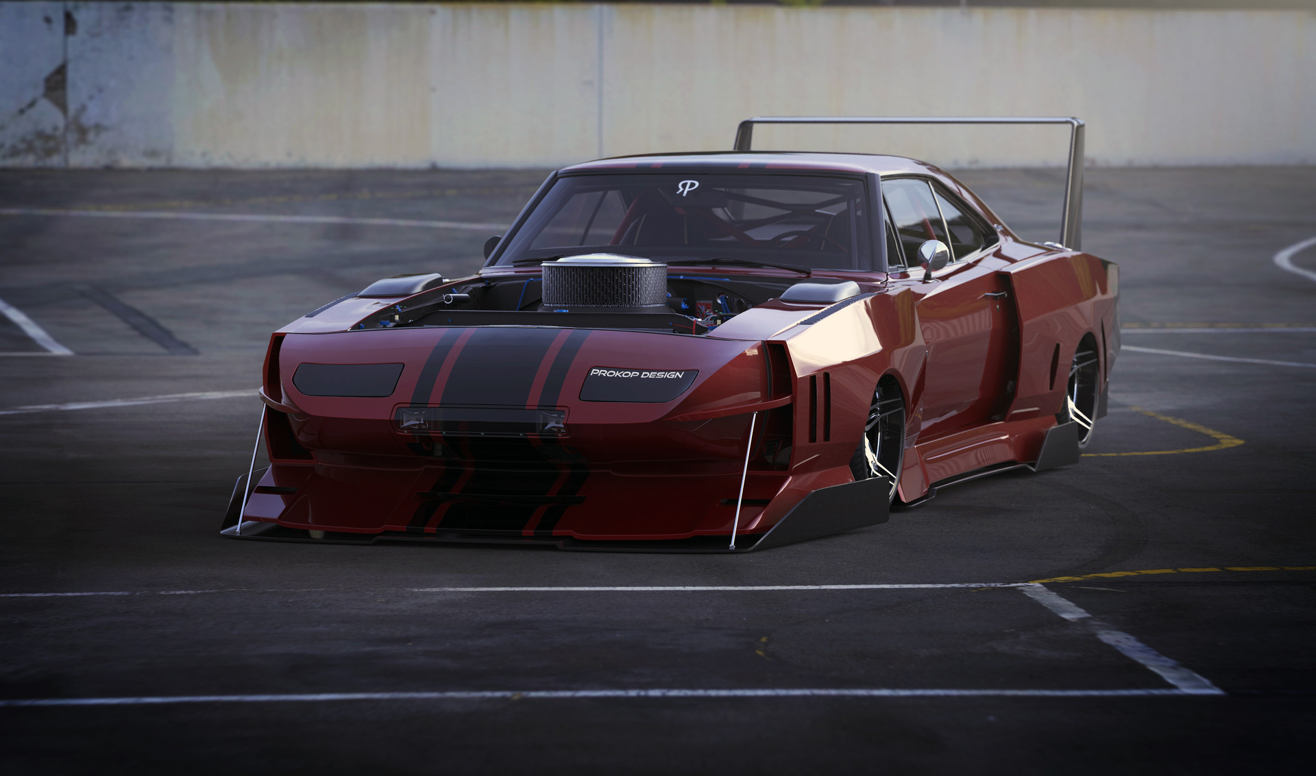 Artstation Daytona Charger I Rostislav Prokop