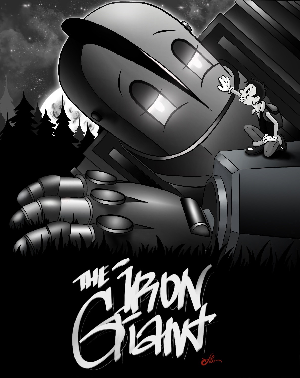 The Iron Giant fanart.