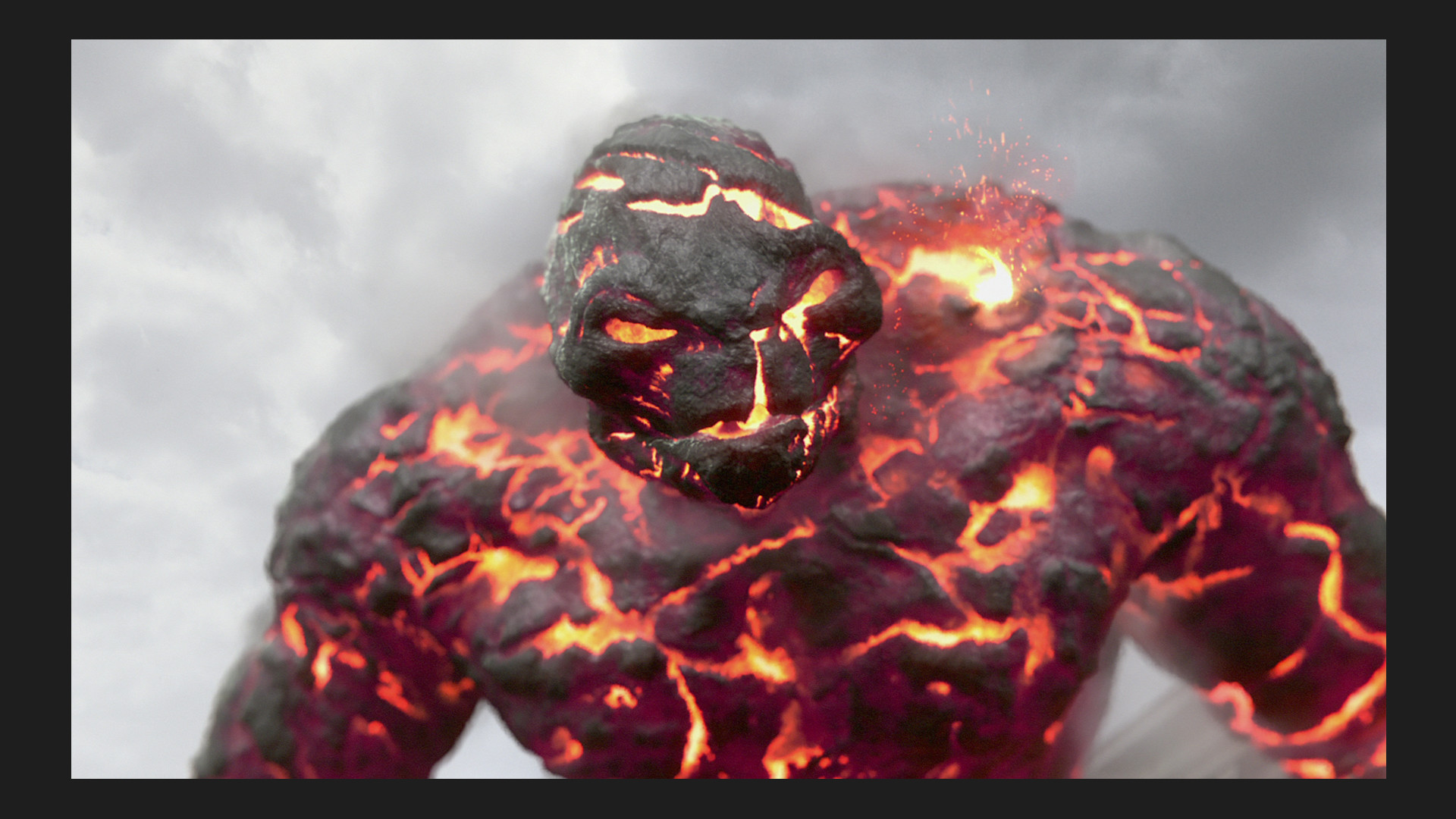 I also did the concept and rig for the lava monster. 