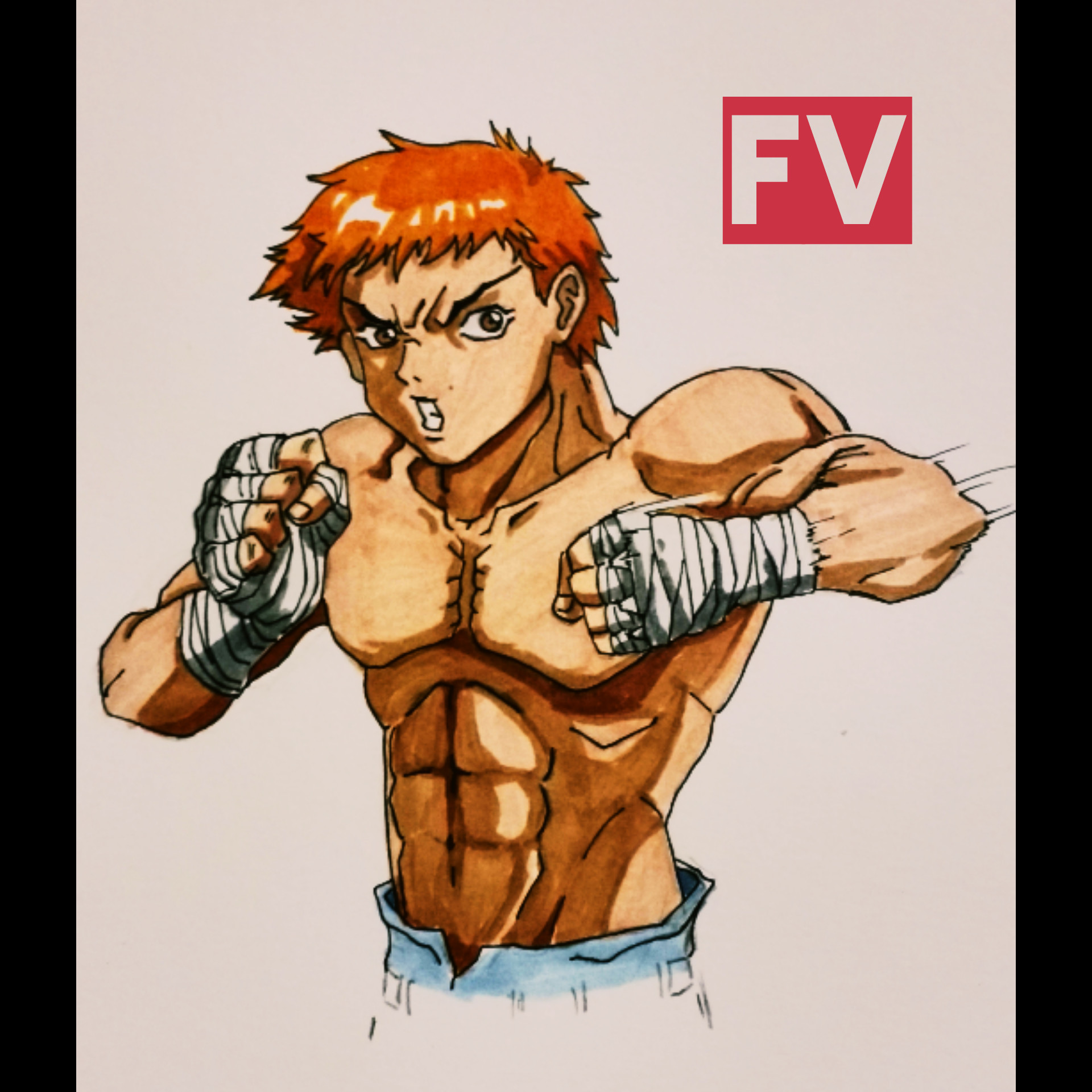 Artstation Grappler Baki Yong Baki Fernando Ventura