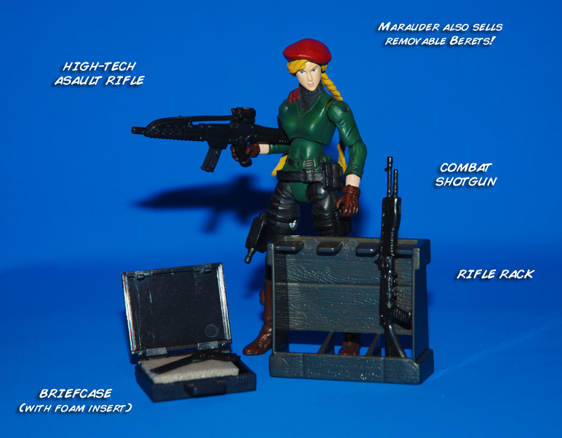 Picture with some MGR accessories.