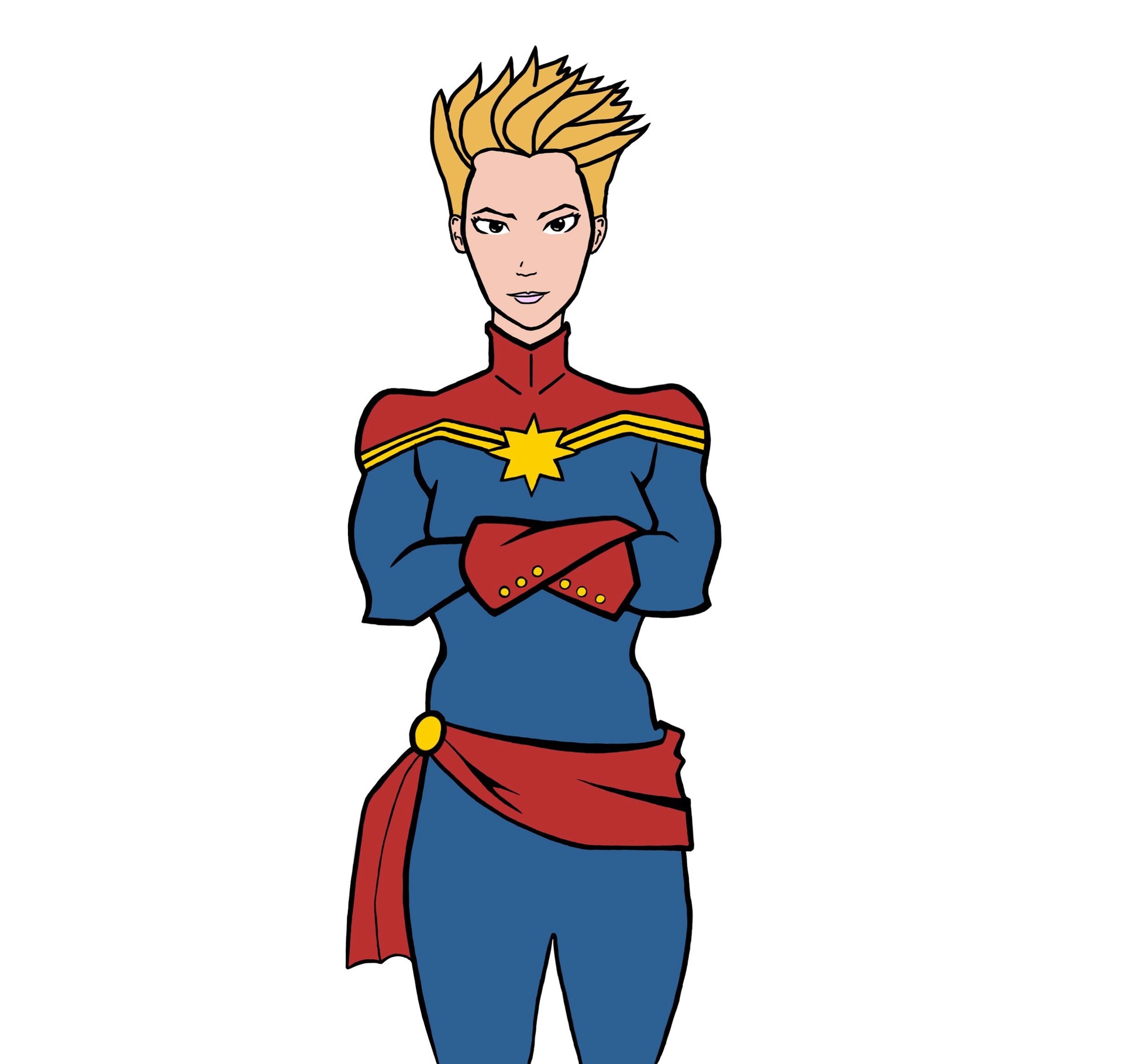 ArtStation - Captain marvel