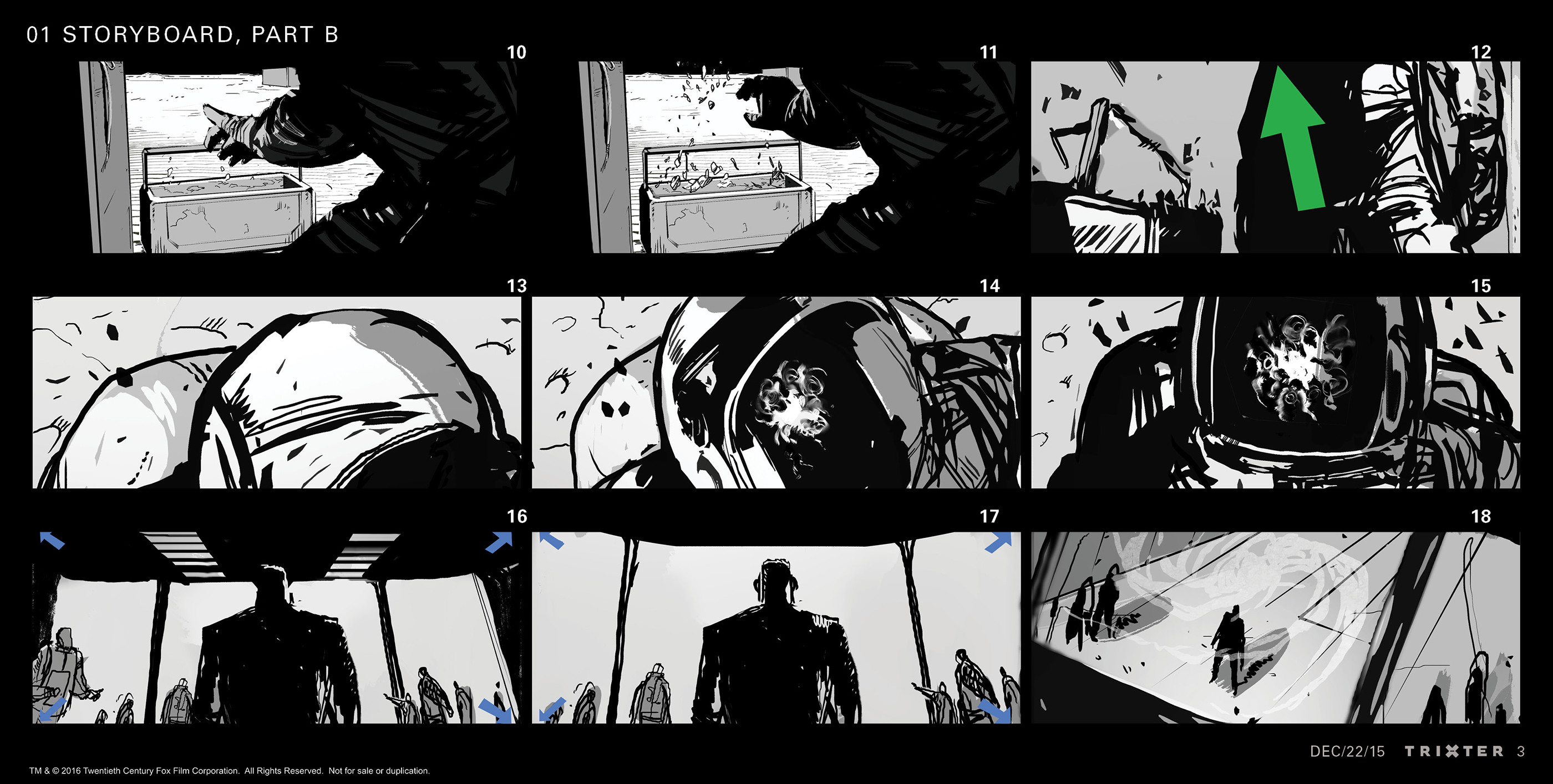 Sequence storyboard: Part 2 of 5