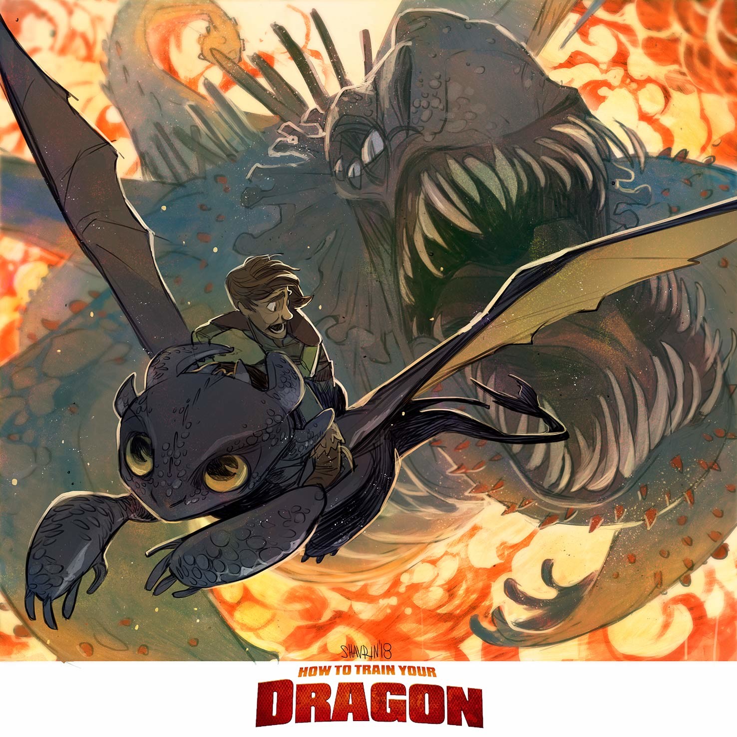 How to Train Your Dragon #SHAVRIN , Ivan Shavrin 