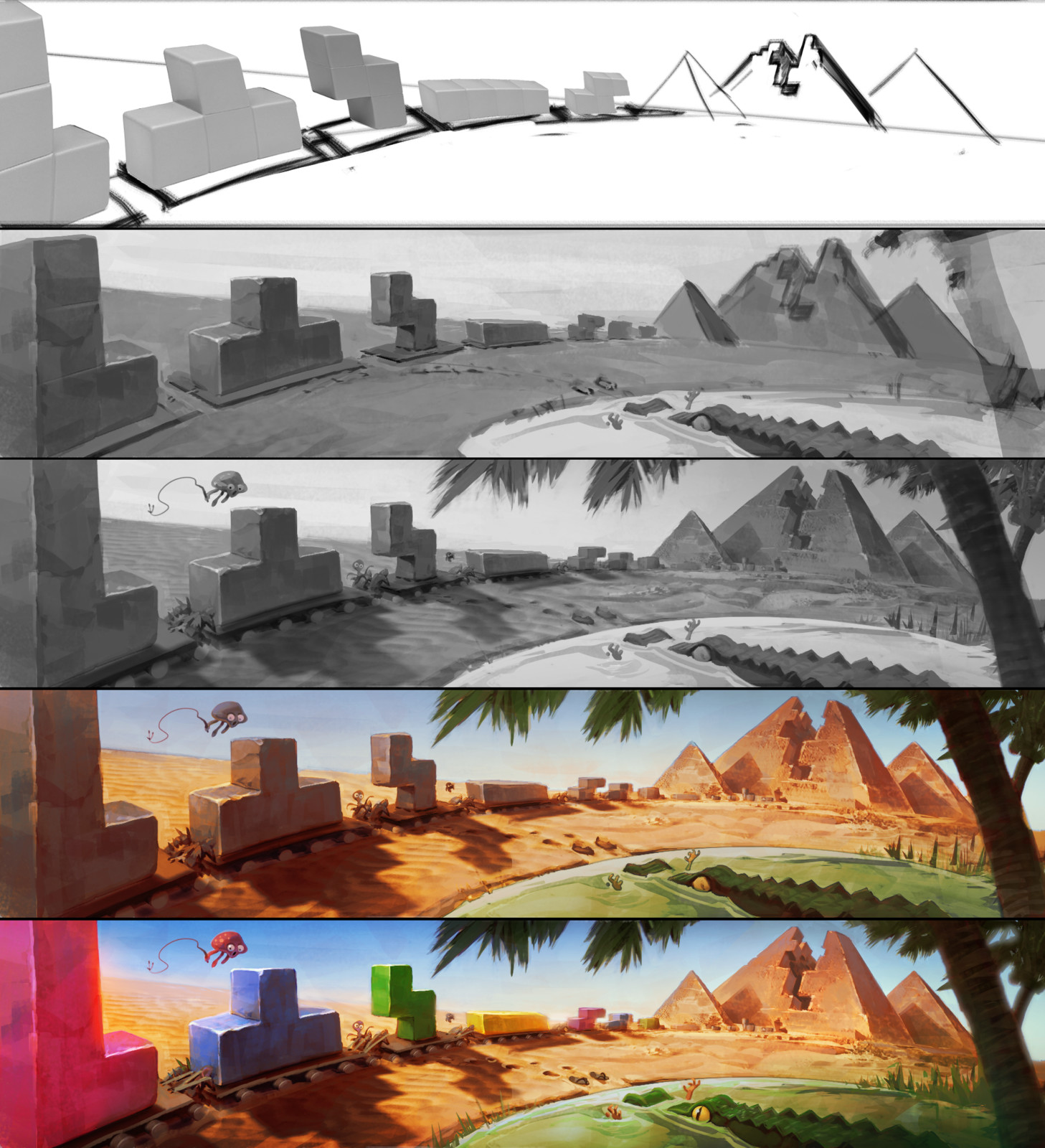 Tetris Egypt background process