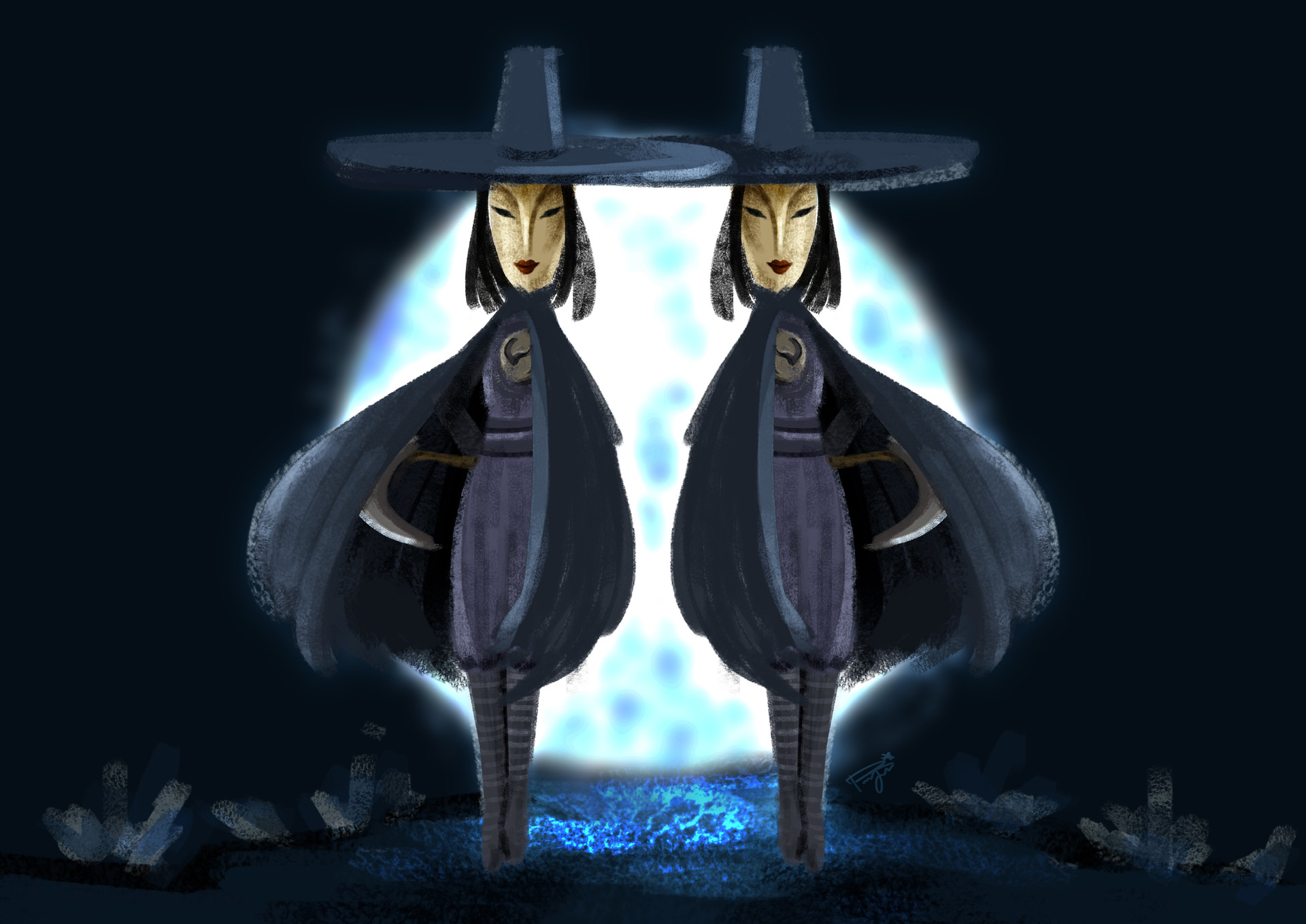 Artstation The Sisters Yanyre
