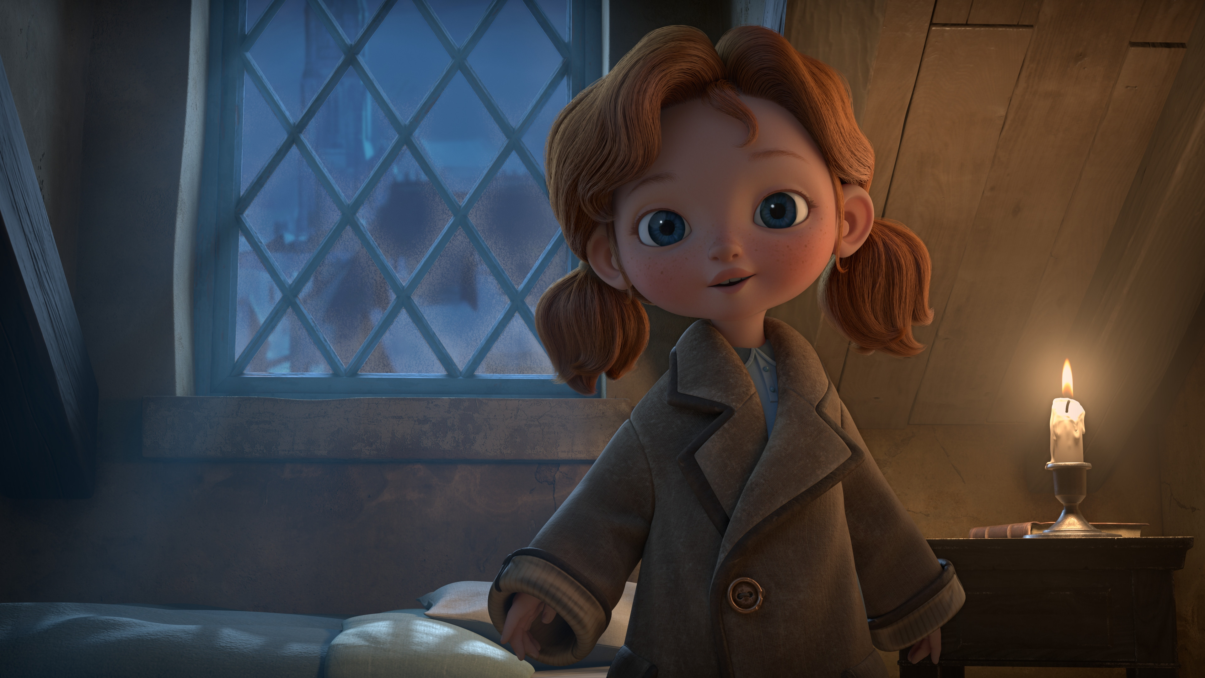 "Angela's Christmas" Lighting, Compositing and Rendering