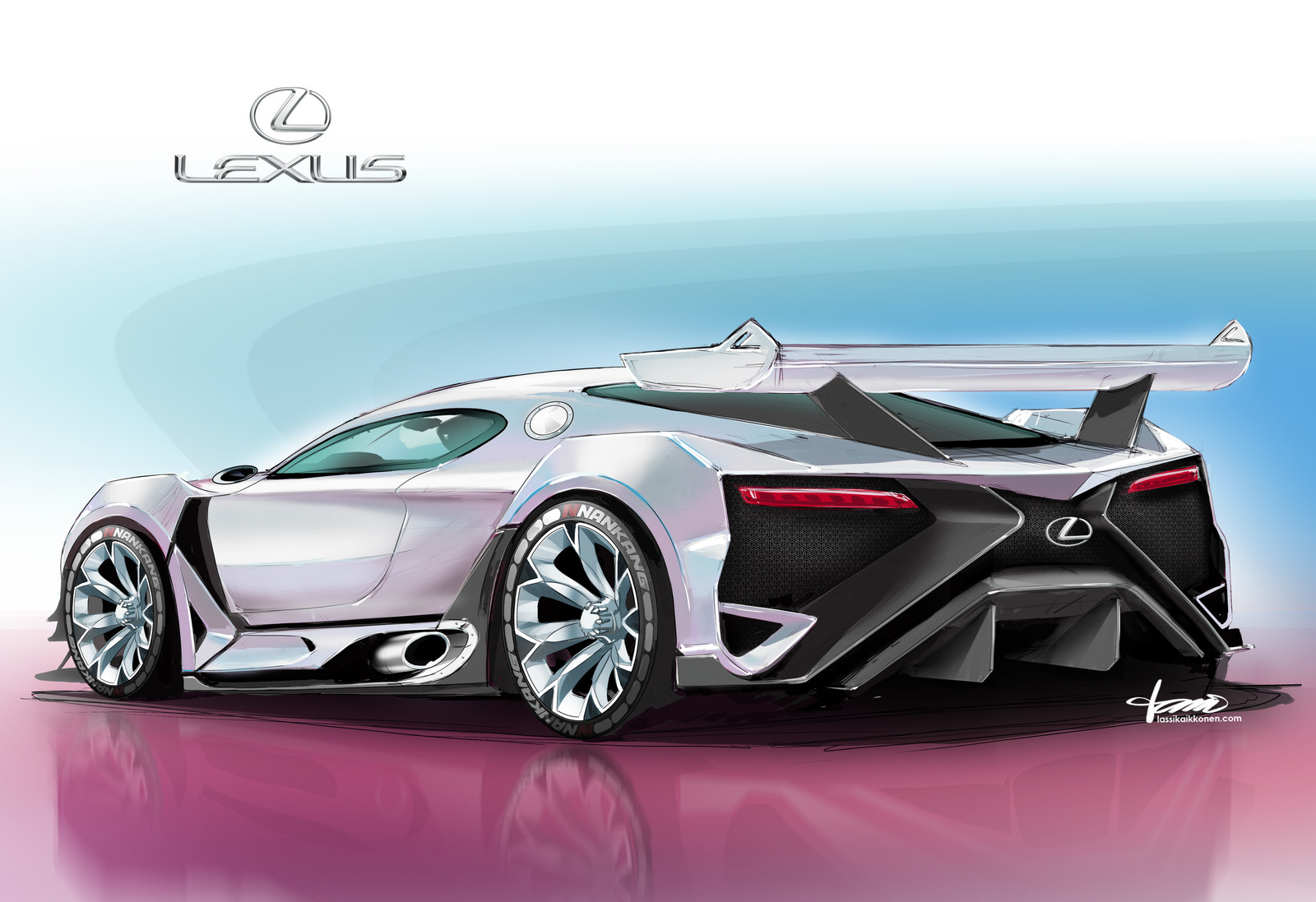 Artstation Lexus Gt Concept Lassi Kaikkonen