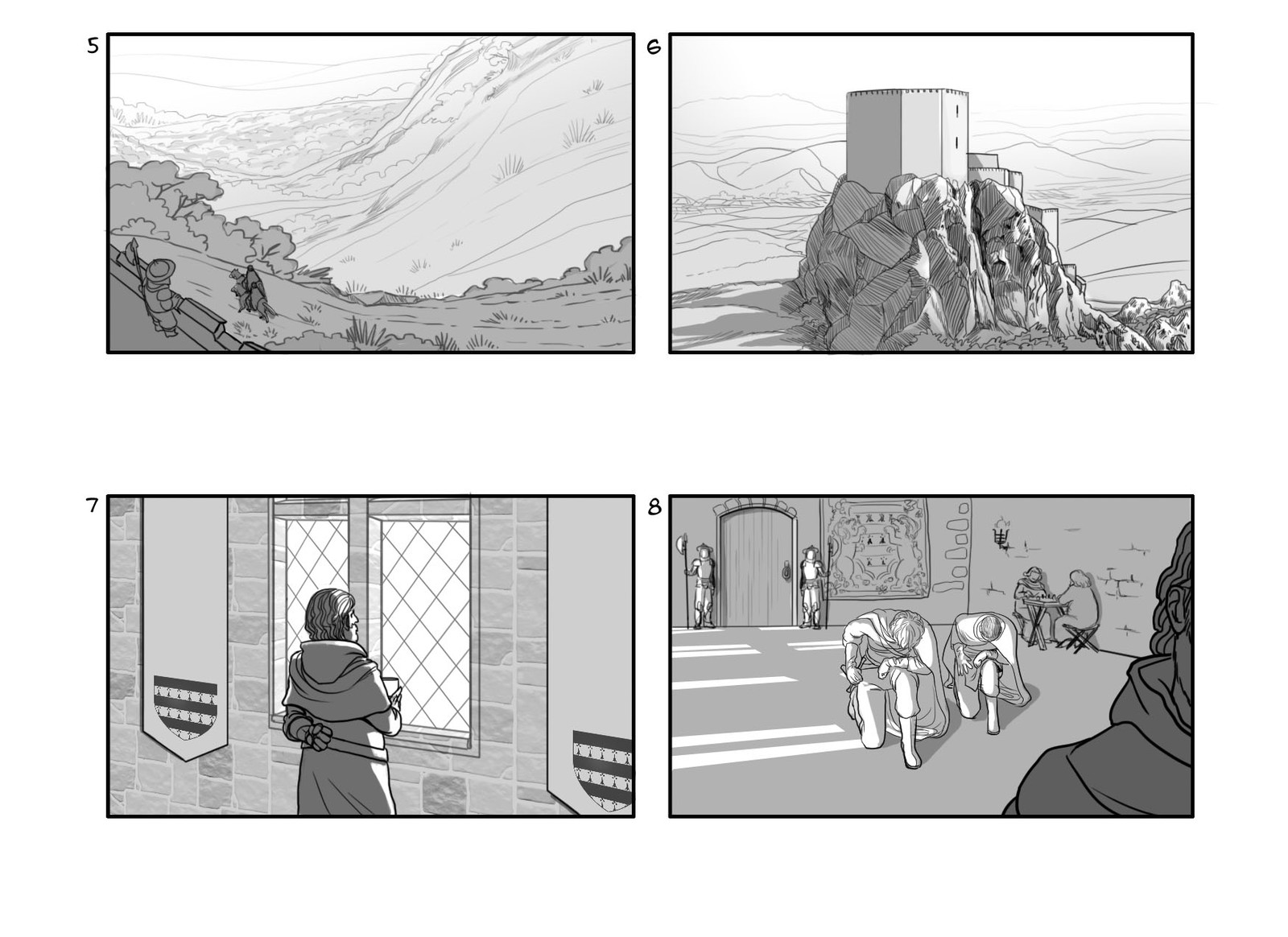 Storyboard made for a web video for the Occitanie region/county in France
- Page 2 - (In French)