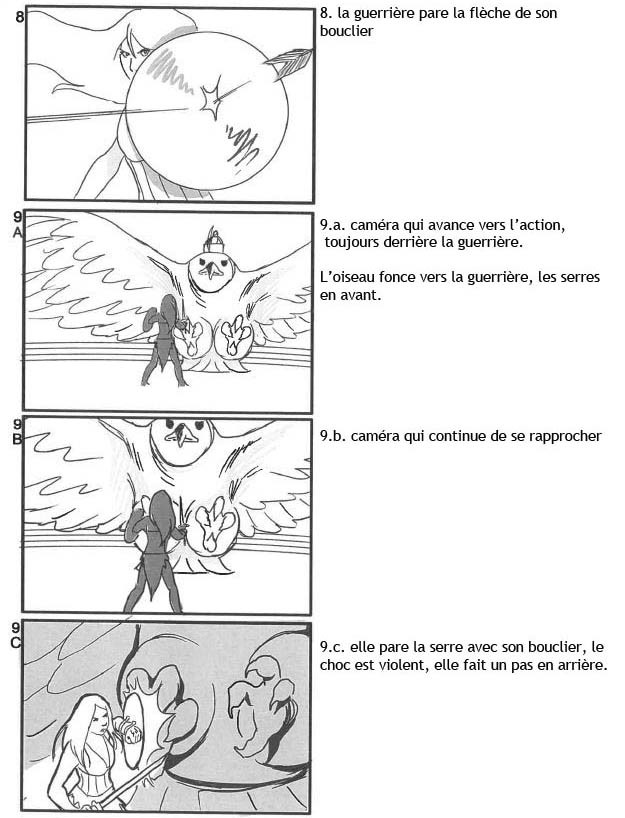 Storyboard for a Fantasy short. Live action with 3D Backgrounds
- Page 4 - (In French)