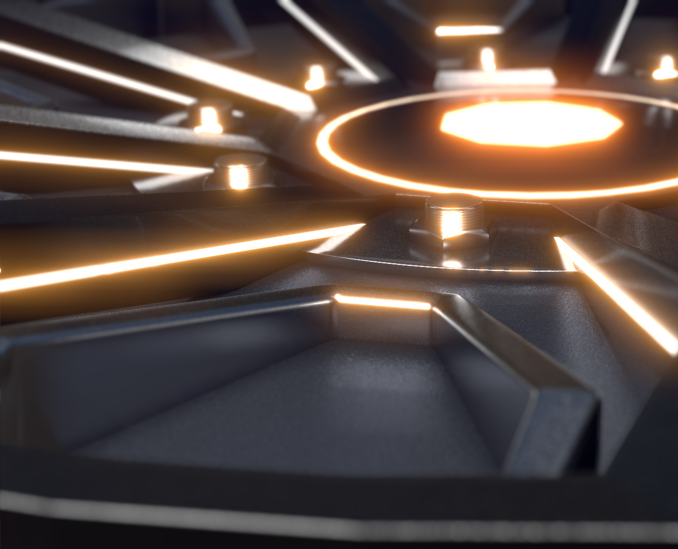 Artstation Metallic Abstract Art Eevee Blender 2 8 Marco Fink