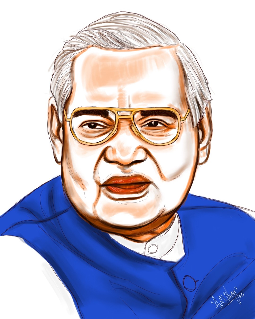 Atal Bihari Vajpayee- Revered Figure Indian Stock Vector (Royalty Free)  2334301413 | Shutterstock