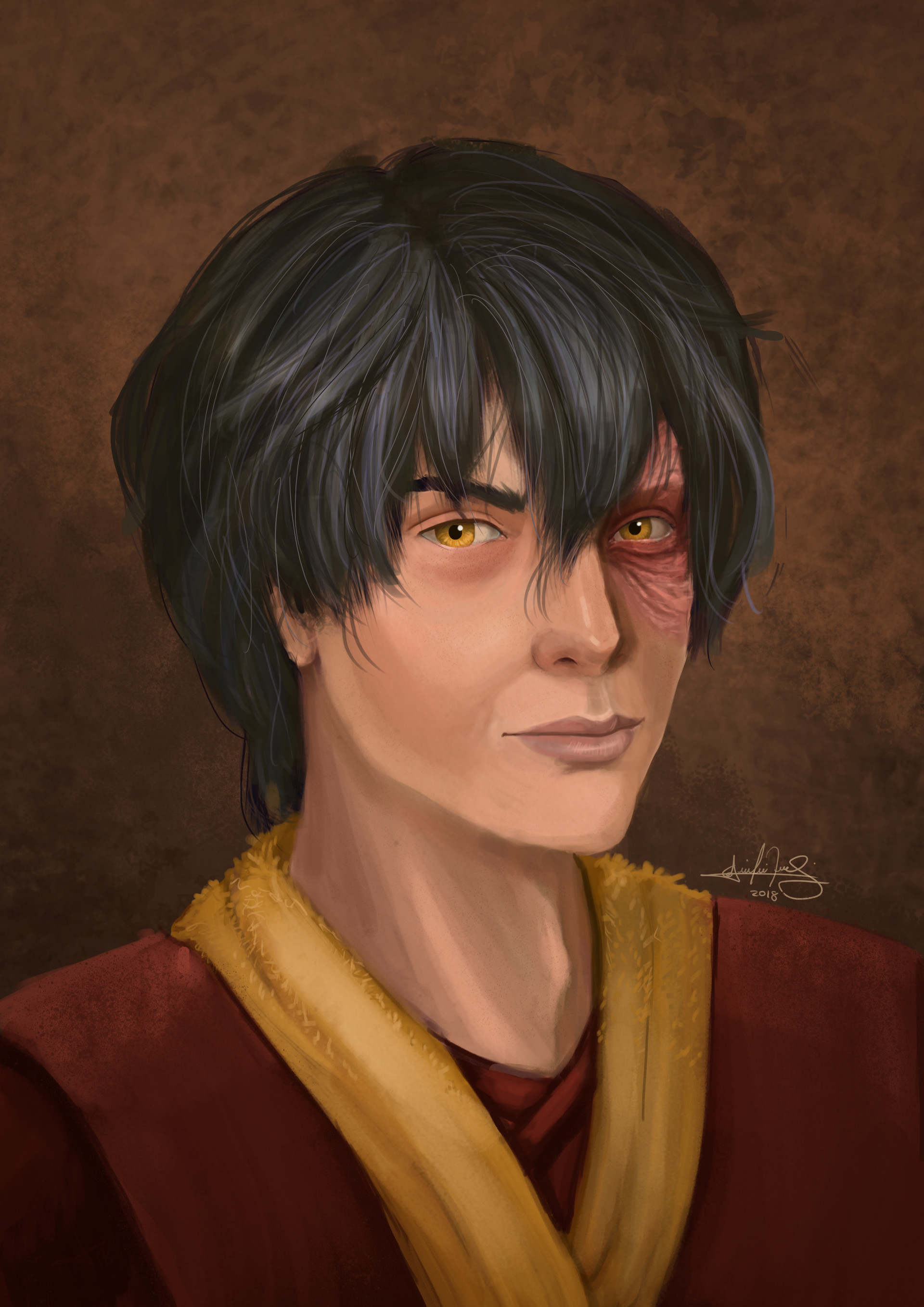Artstation Prince Zuko Giulia Bokel