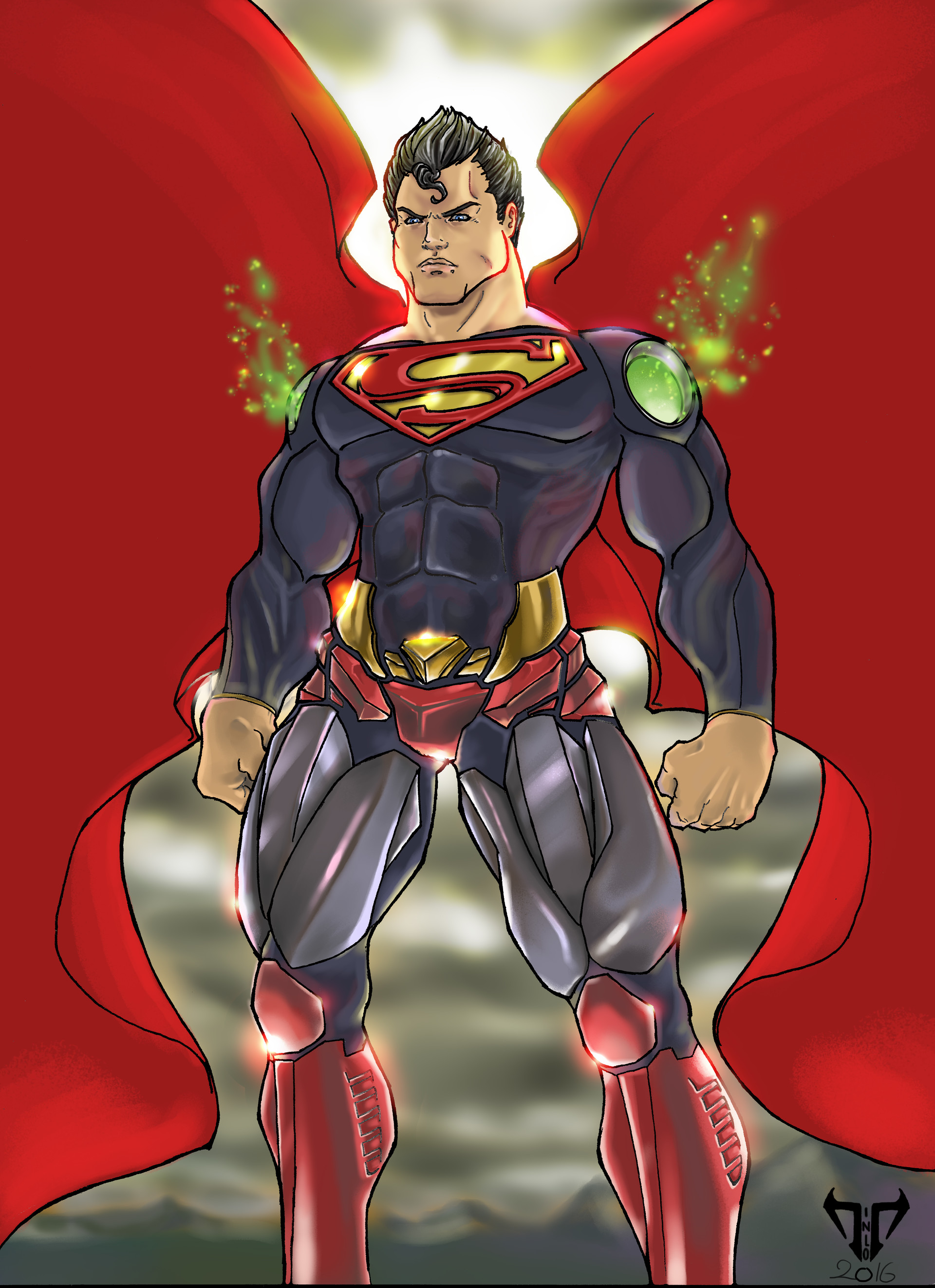 Artstation Kryptonite Suit Tinlot Art