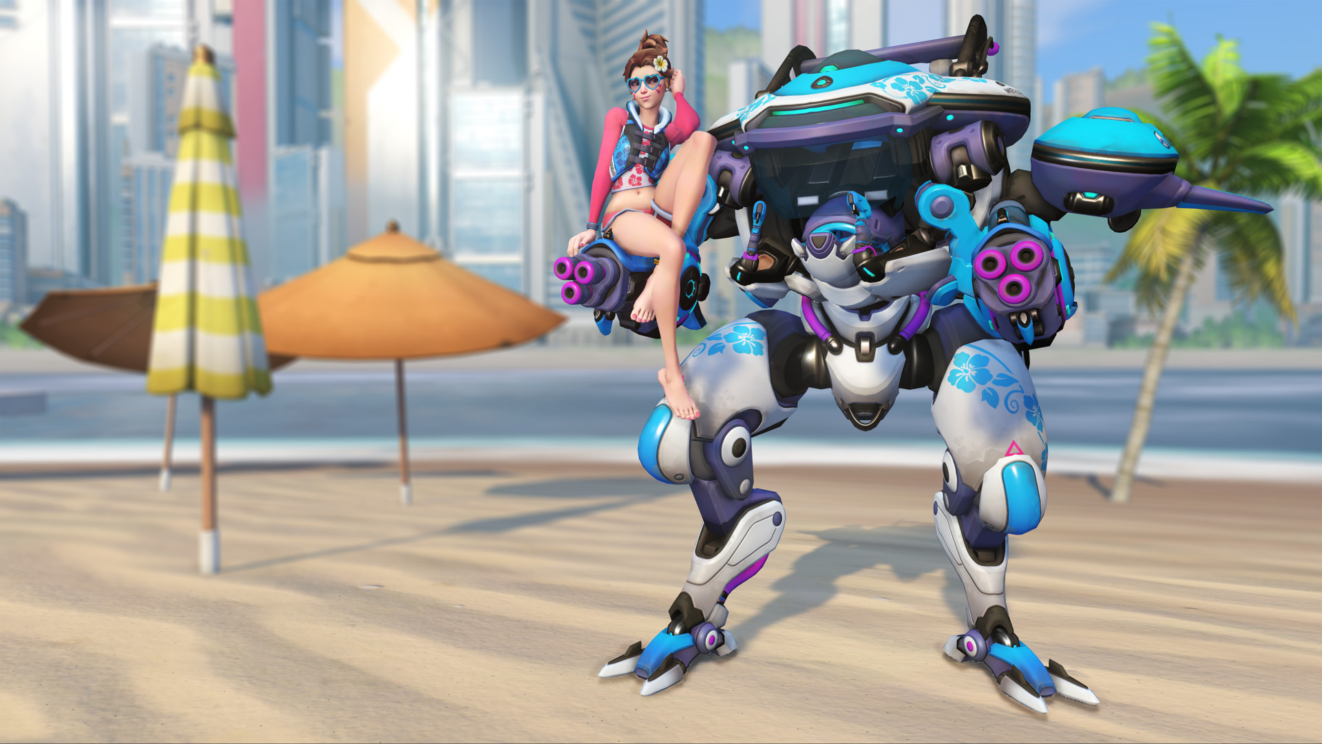 Image result for waveracer dva - Overwatch summer games