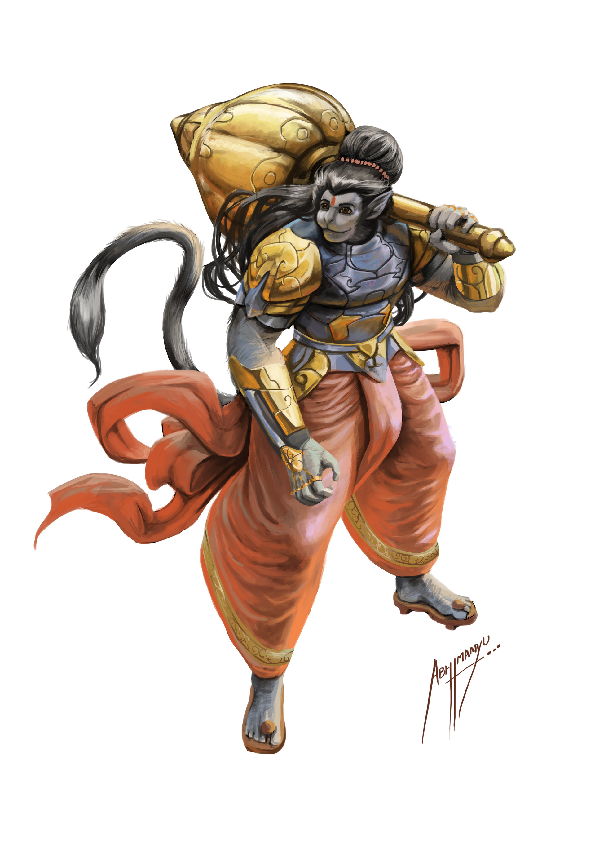 abhimanyu artbot hanuman ji