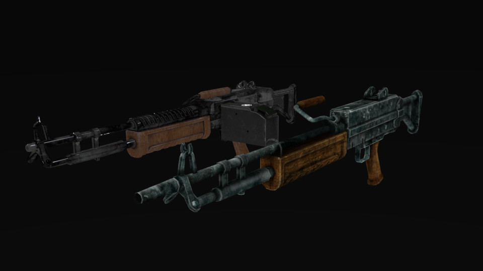 new vegas light machine gun