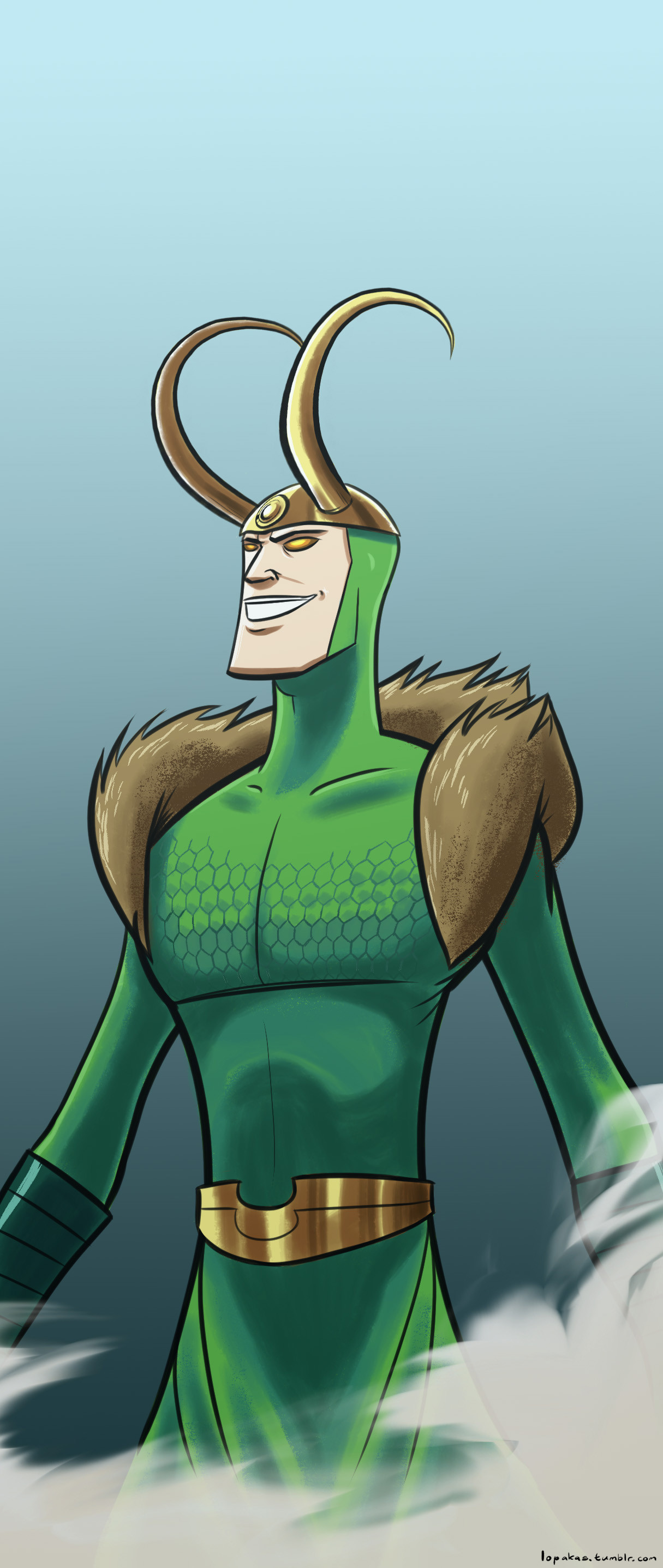 ArtStation - Cartoon Loki