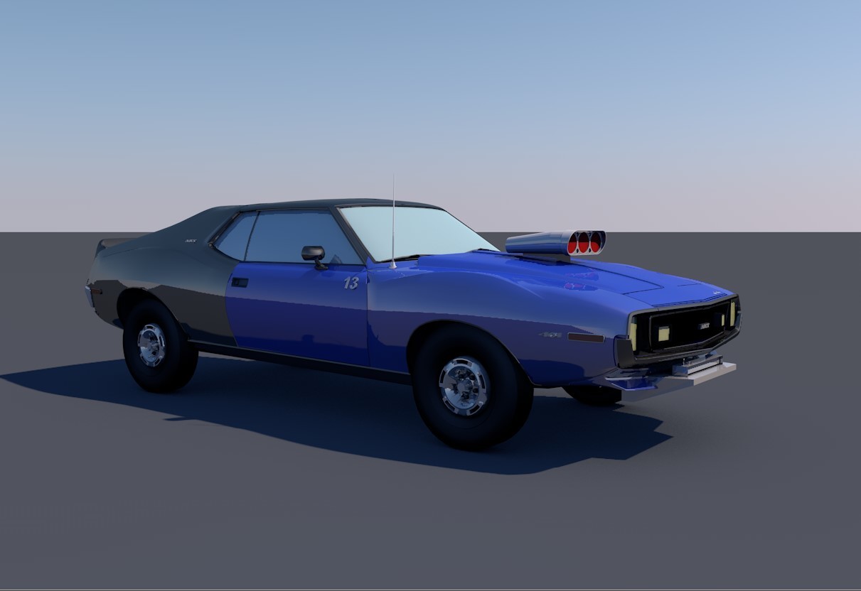 Laszlo Ven - Dropkick - AMC Javelin AMX 3D Model