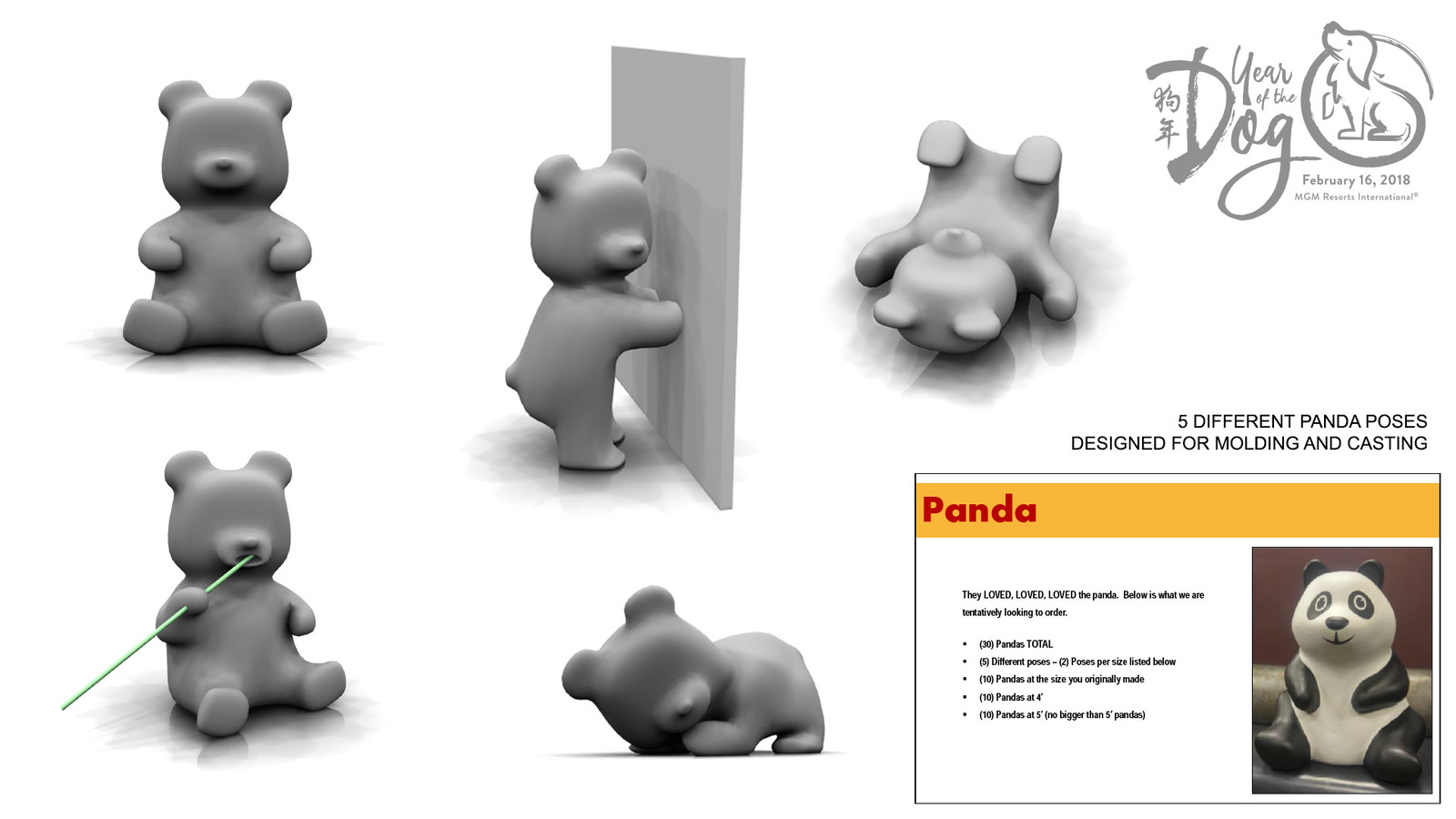 Final 5 Panda Poses