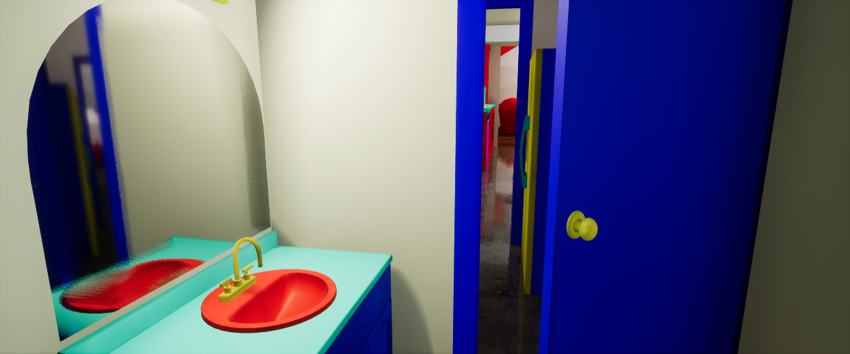 side hall bathroom updated