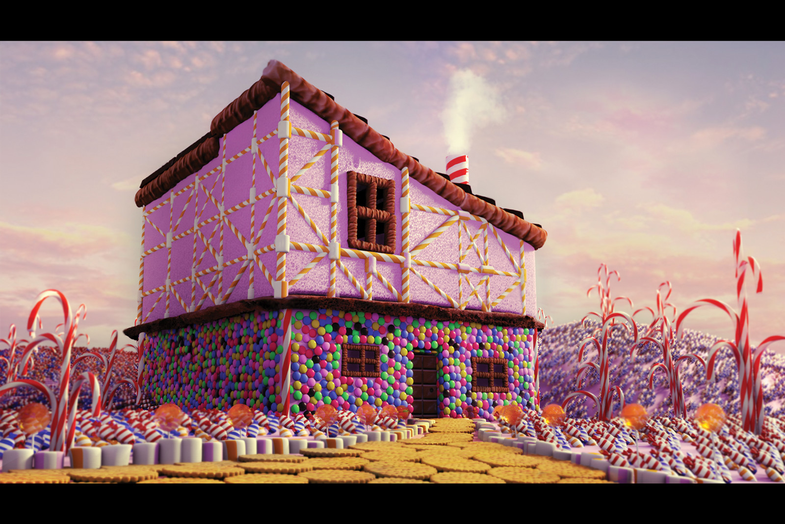 Artstation Candy House Gilles Denis