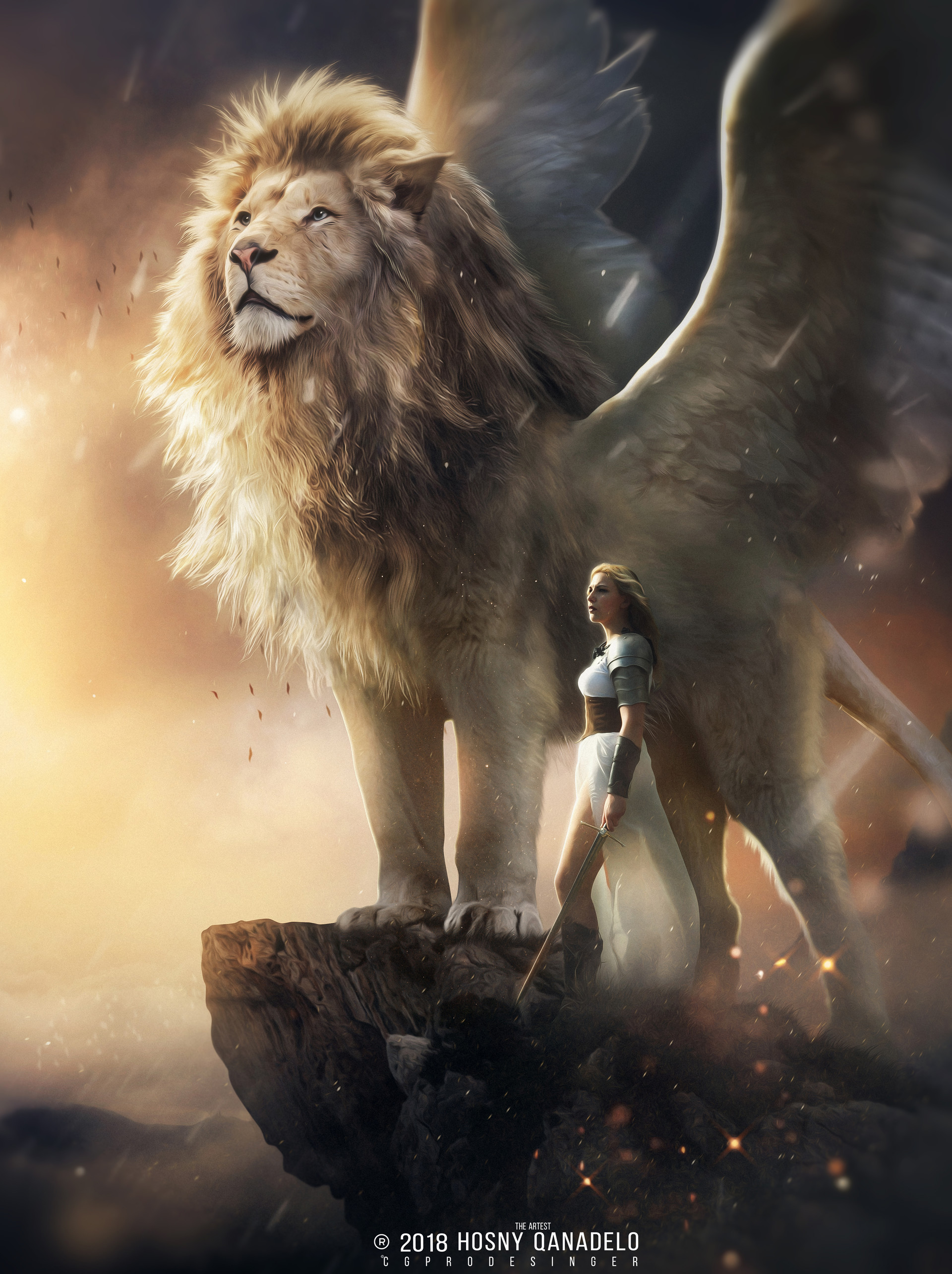 Hosney Qanadelo - lion aslan- narnia