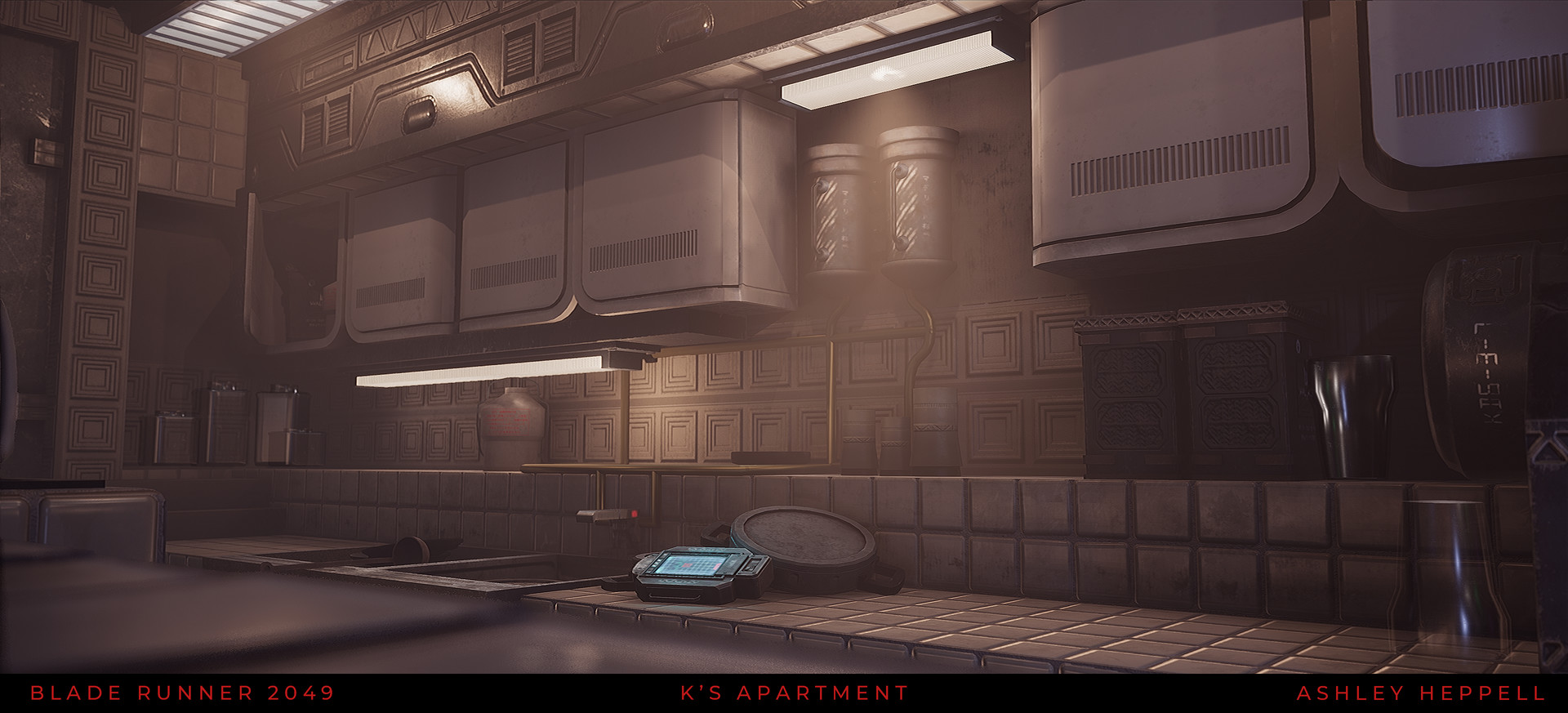 Artstation Blade Runner 2049 K S Apartment Ashley Heppell