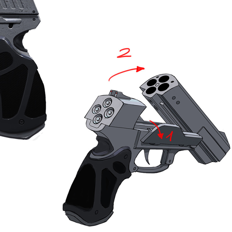 Metal storm gun concept - Modern Combat 4 