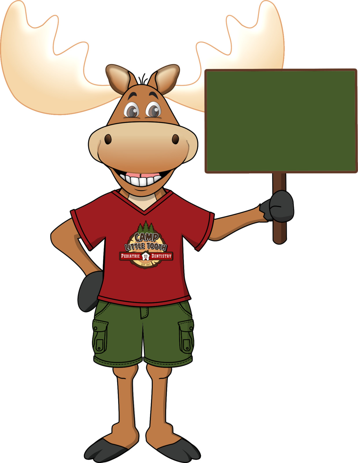 Max the Moose, Camp Little Tooth's mascot