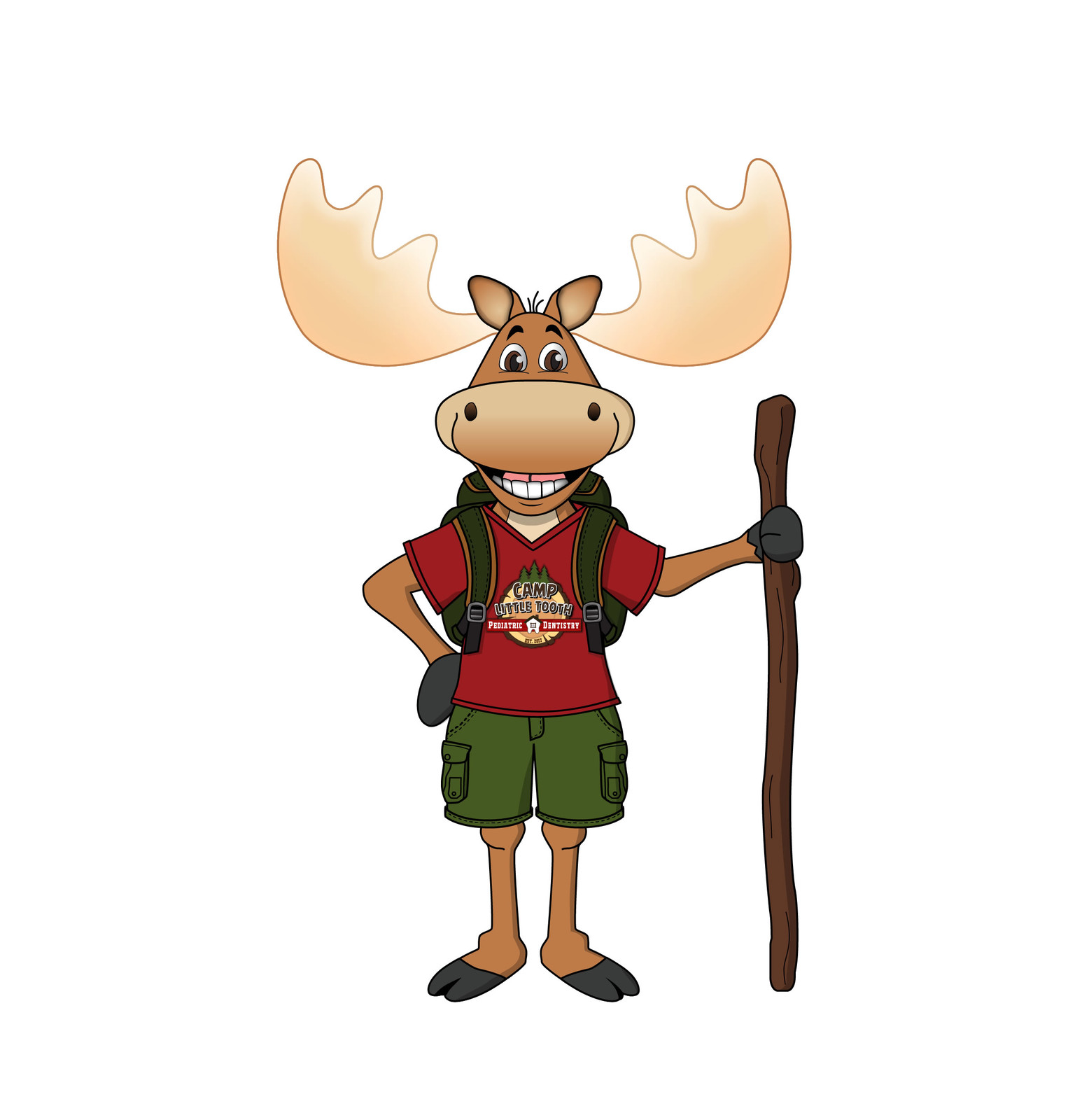 Max the Moose, Camp Little Tooth's mascot