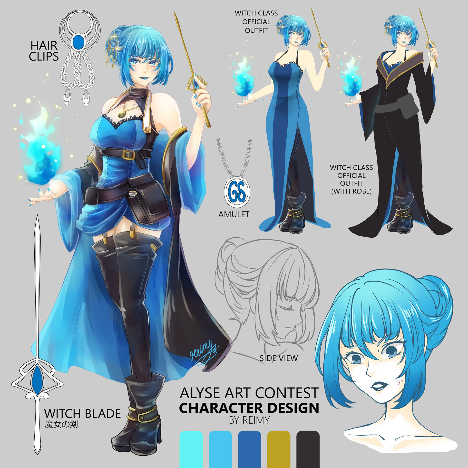 Artstation Game Start Singapore Art Contest Alyse Character