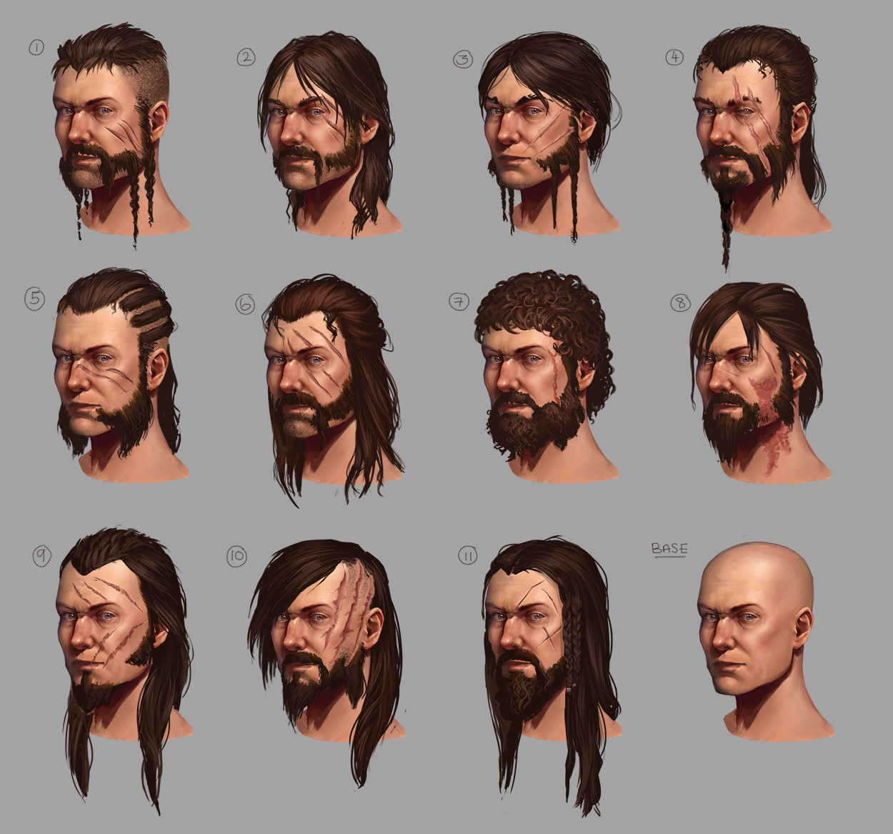 ArtStation - Hairstyle concepts