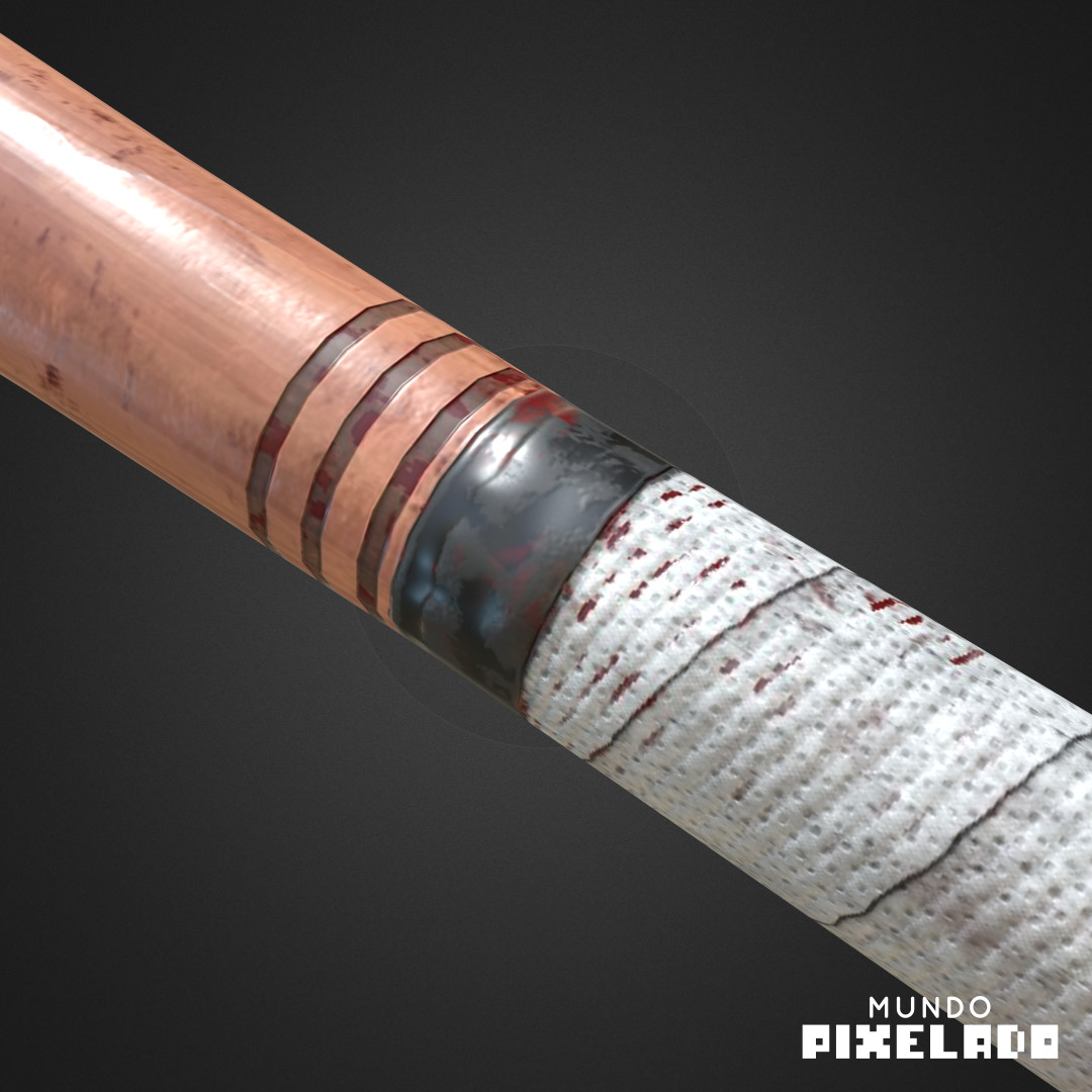 Artstation Wood Baseball Bat Bloody Alexis Larrode
